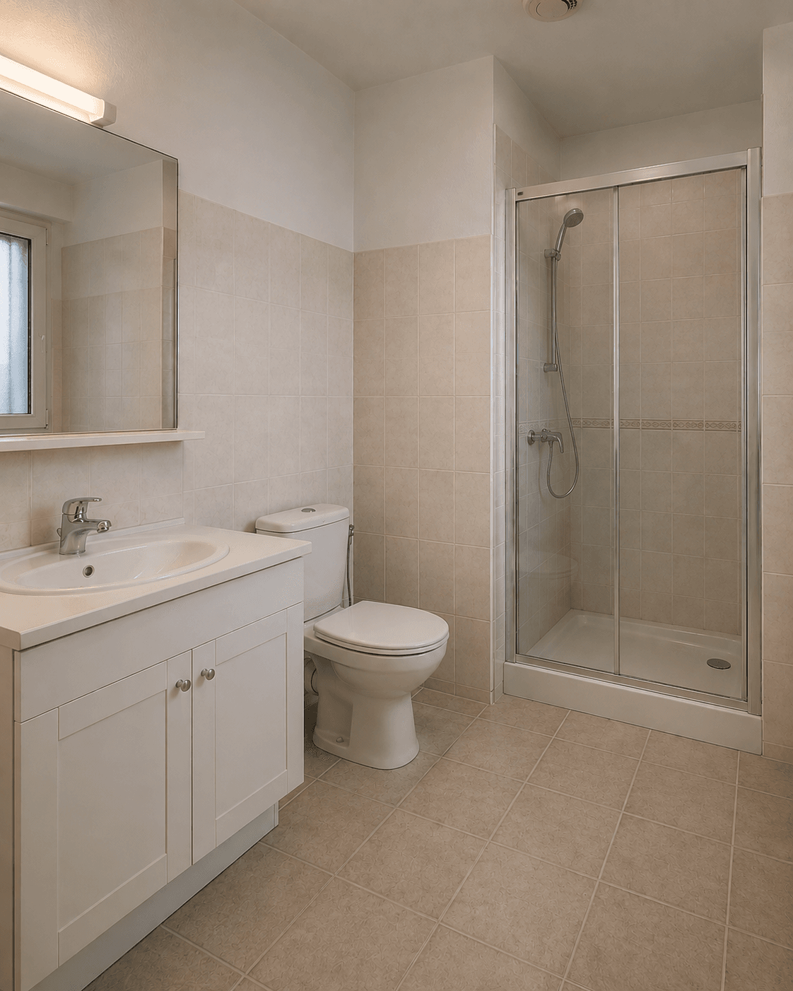 Salle de bain avant rénovation