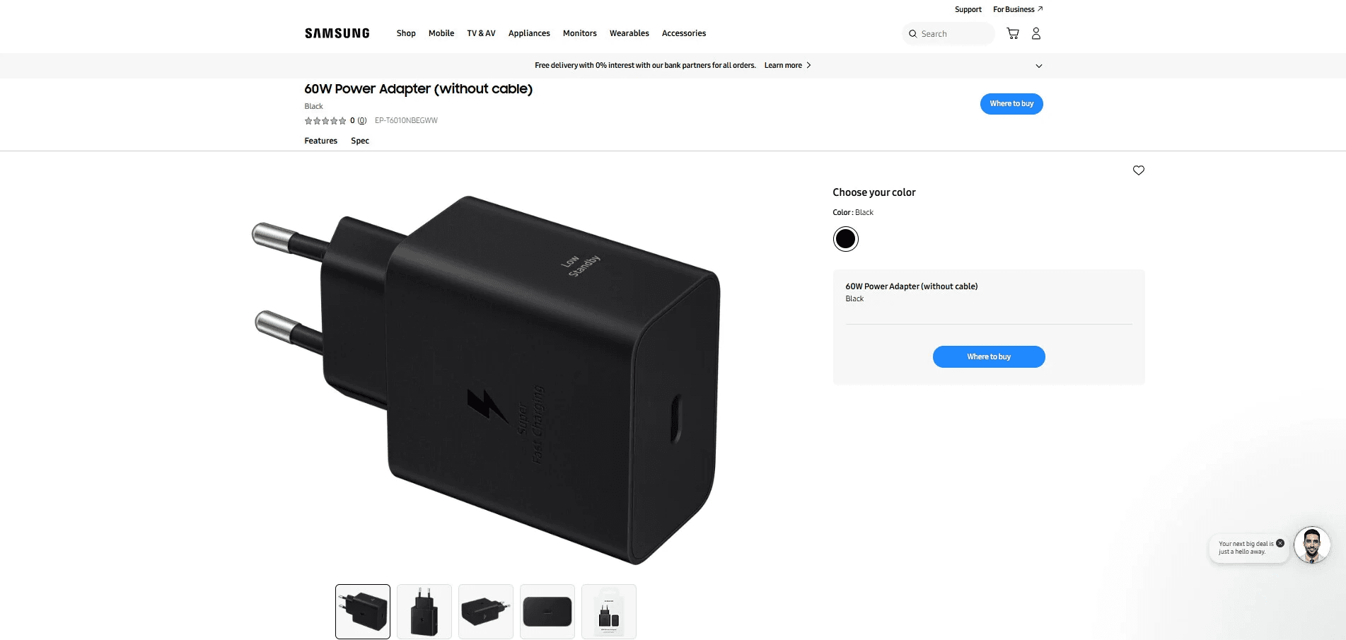 Chargeur 60W Samsung S26 Ultra Chargeur 60W Samsung S26 Ultra