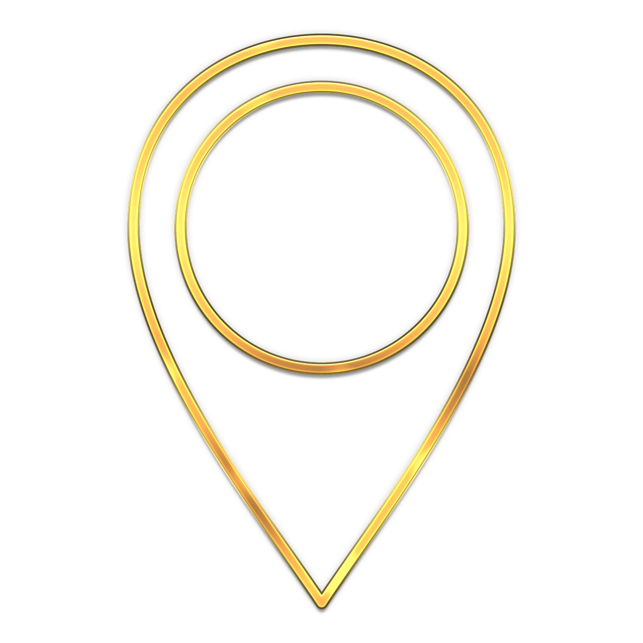 Location map icon with a pin, symbolizing the current point in the journey of burnout, self-discovery, and the pursuit of a more focused path