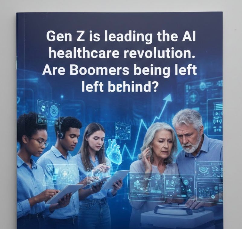 Generation Left Gen Z is leading the AI healthcare revolution. Are Boomers being left ...