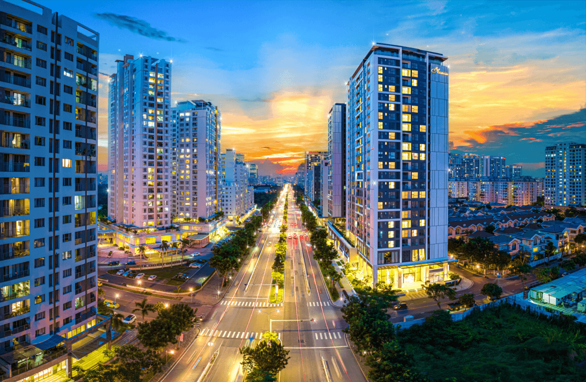 Shophouse nên được bố trí trên các trục giao thông chính như shophouse Senturia An Phú Shophouse nên được bố trí trên các trục giao thông chính như shophouse Senturia An Phú