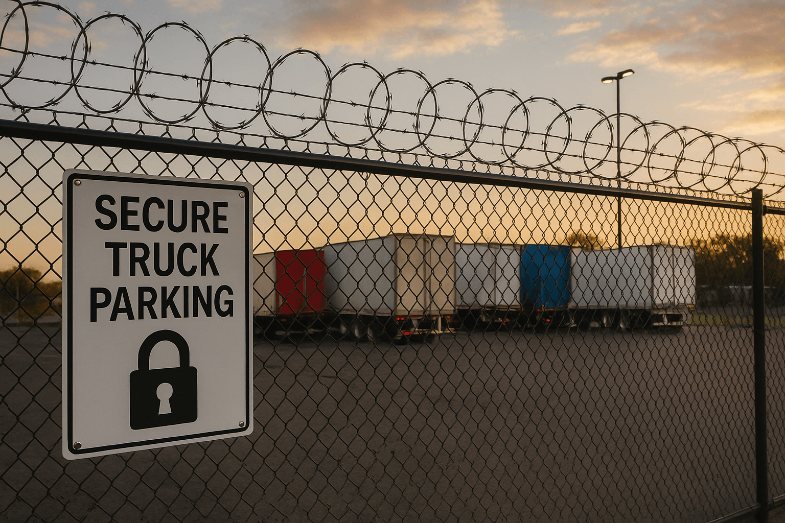 tractor trailer parking