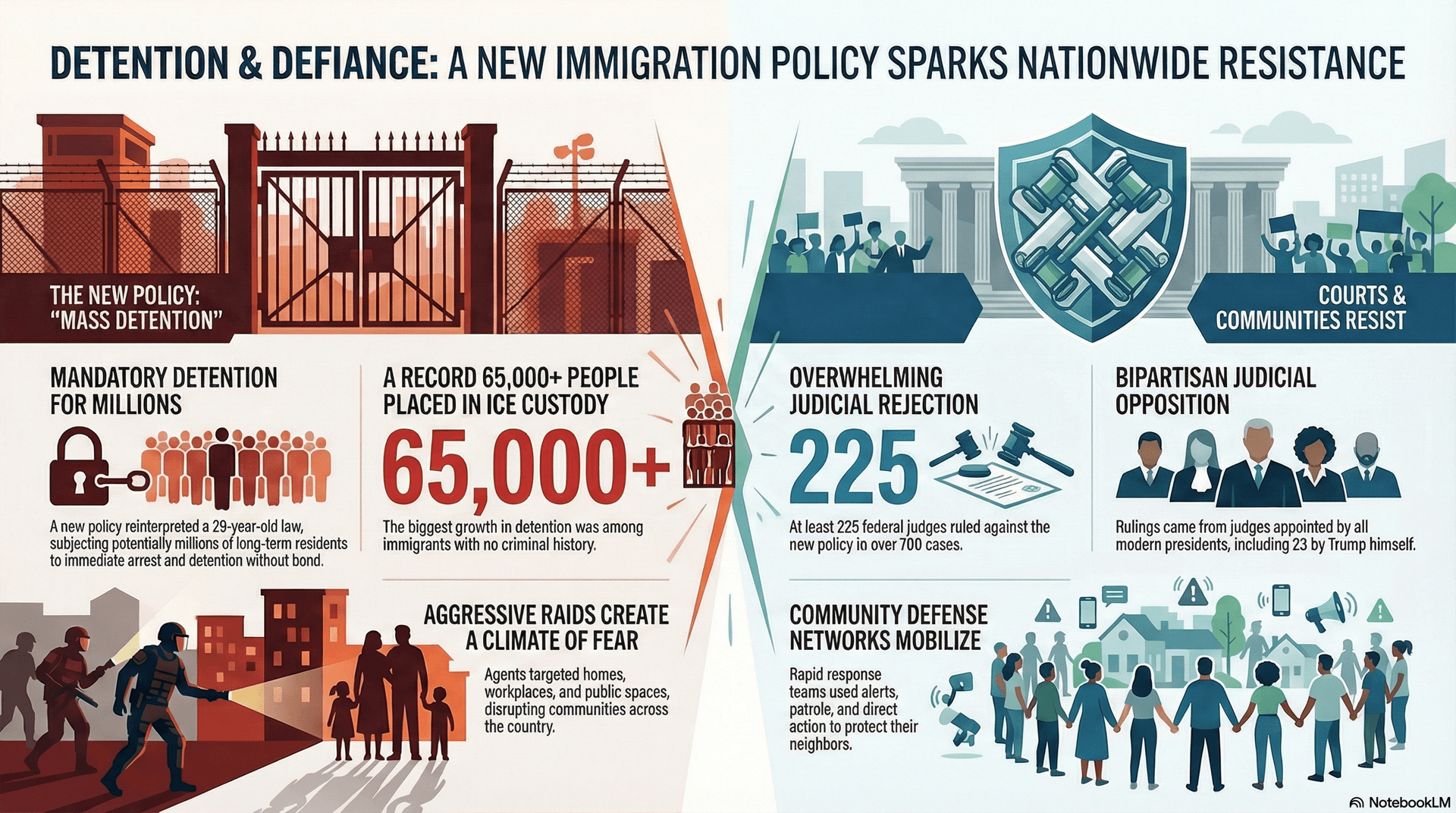Detention & Defiance: A New Immigration Policy Sparks Nationwide Resistance Detention & Defiance: A New Immigration Policy Sparks Nationwide Resistance