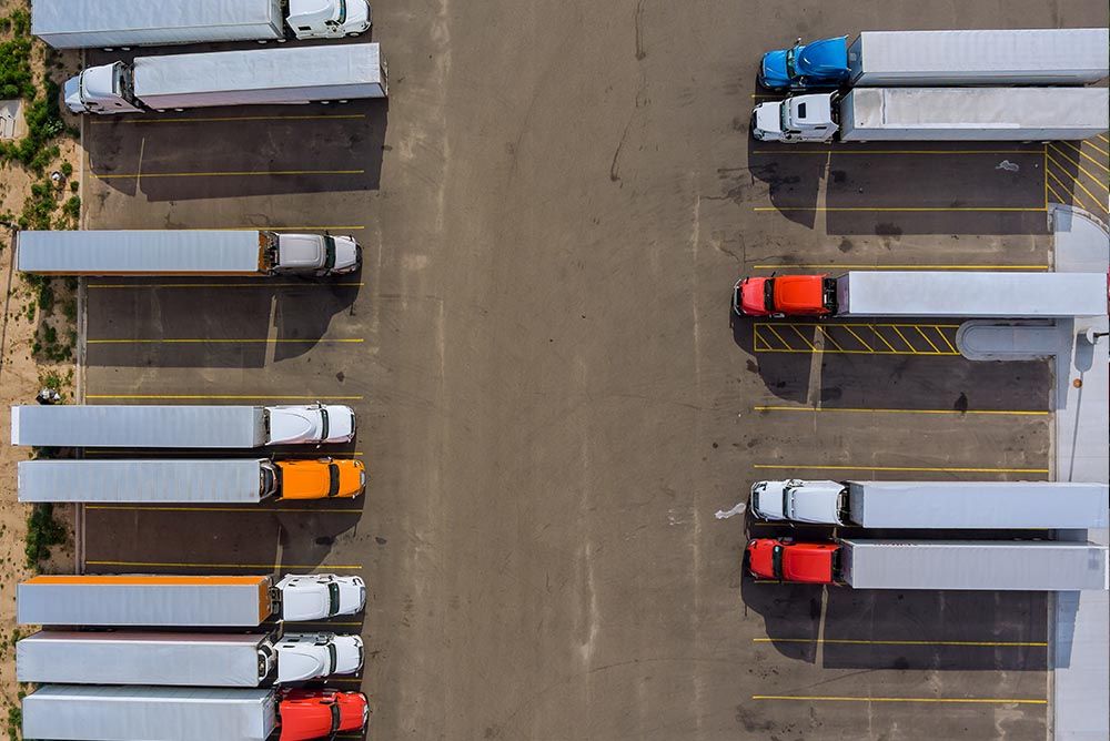 blue and white truck close-up photography