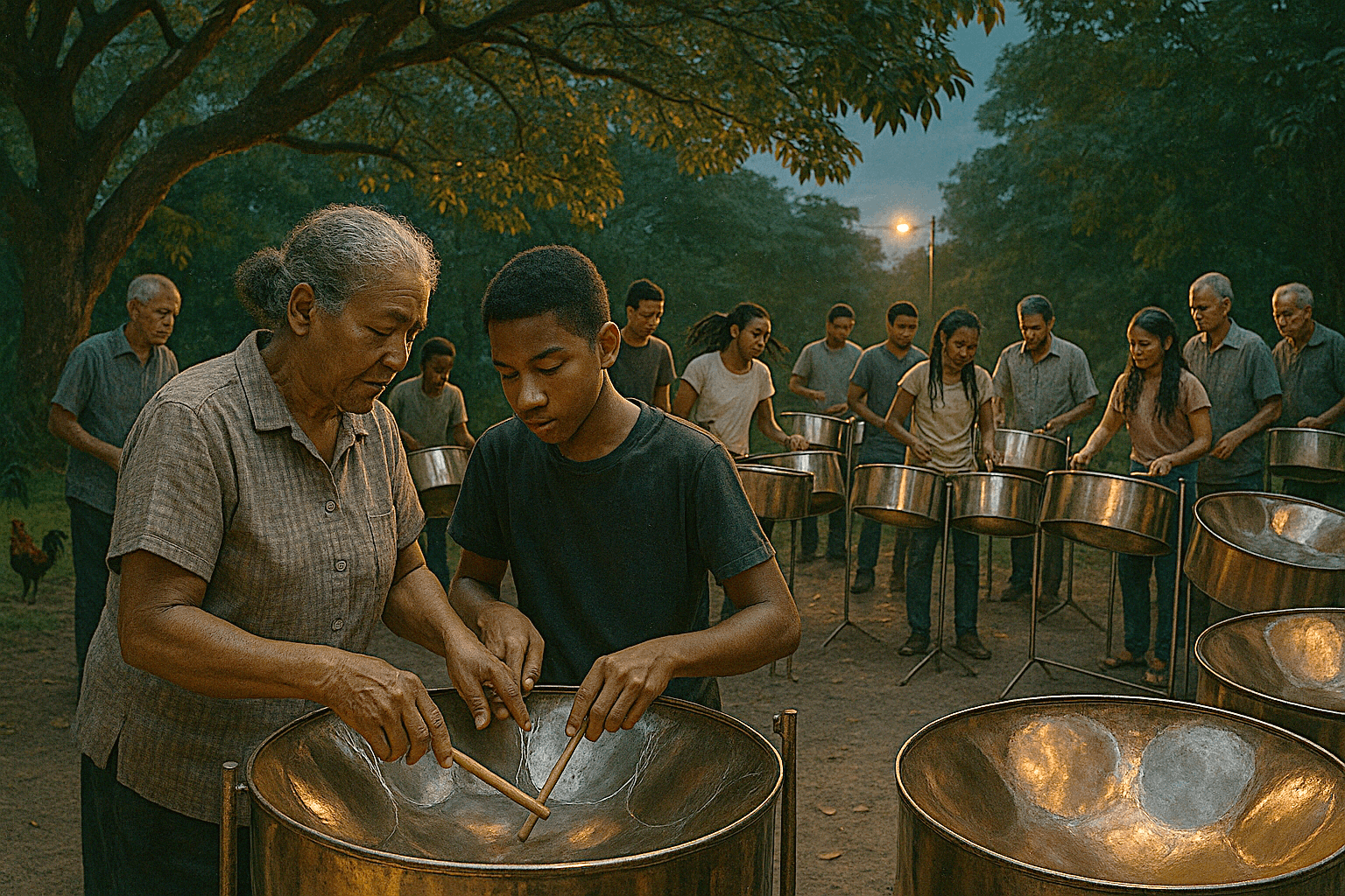 Trinidadian Steel-Pan Orchestra Trinidadian Steel-Pan Orchestra