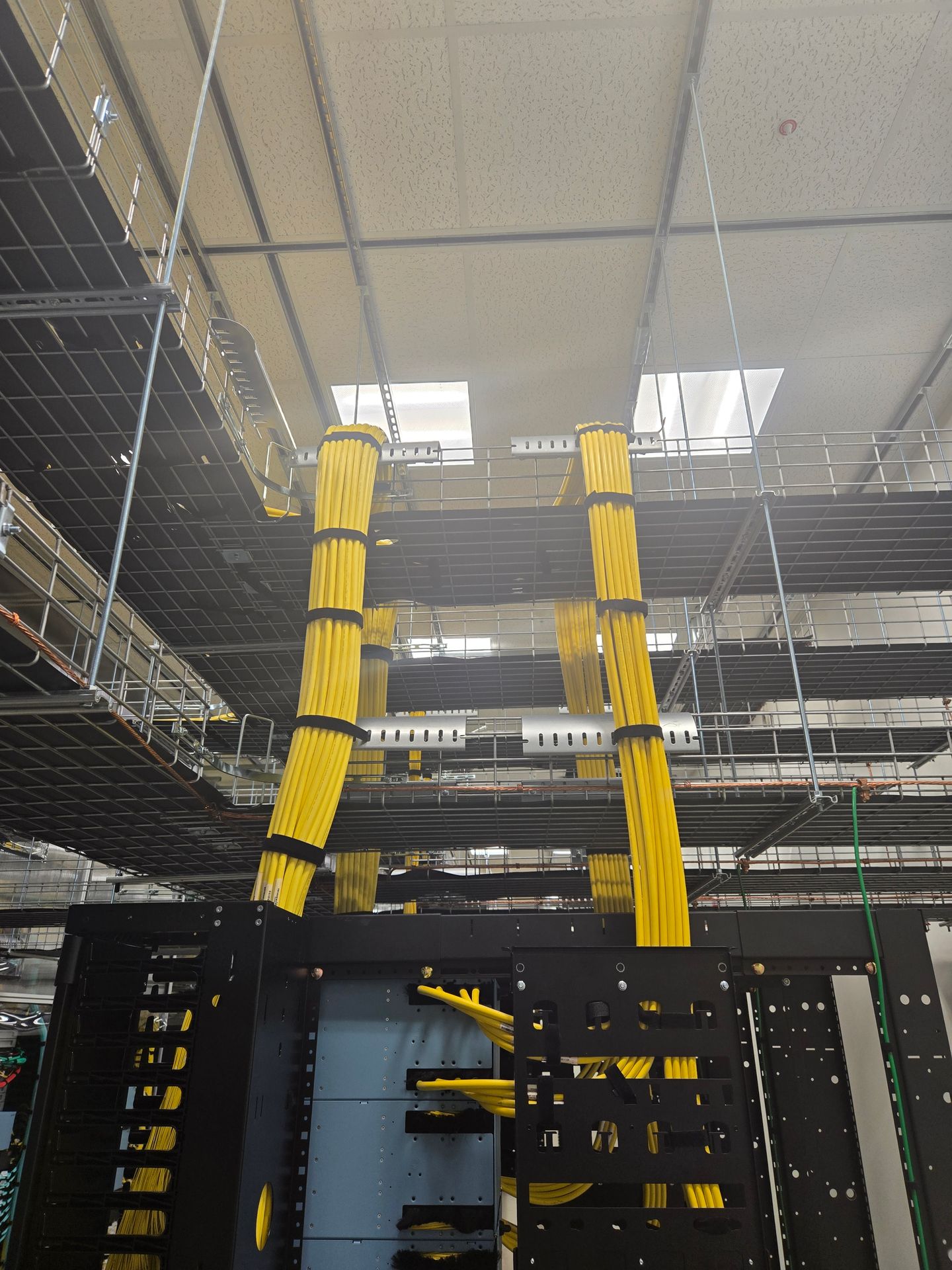 V&V Technology Corp data
   center cabling installation