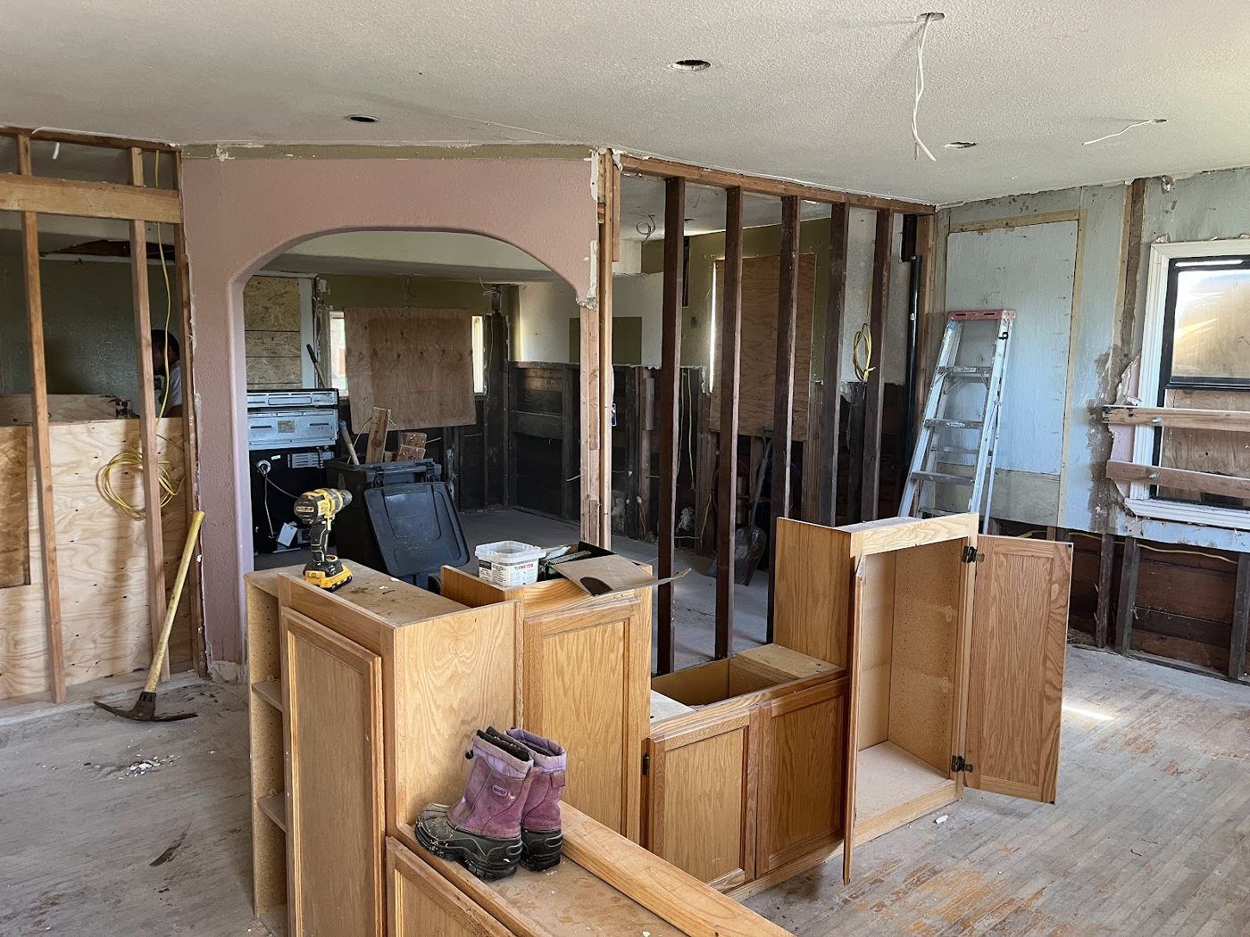 Vallejo project, photo 07: Kitchen demolition