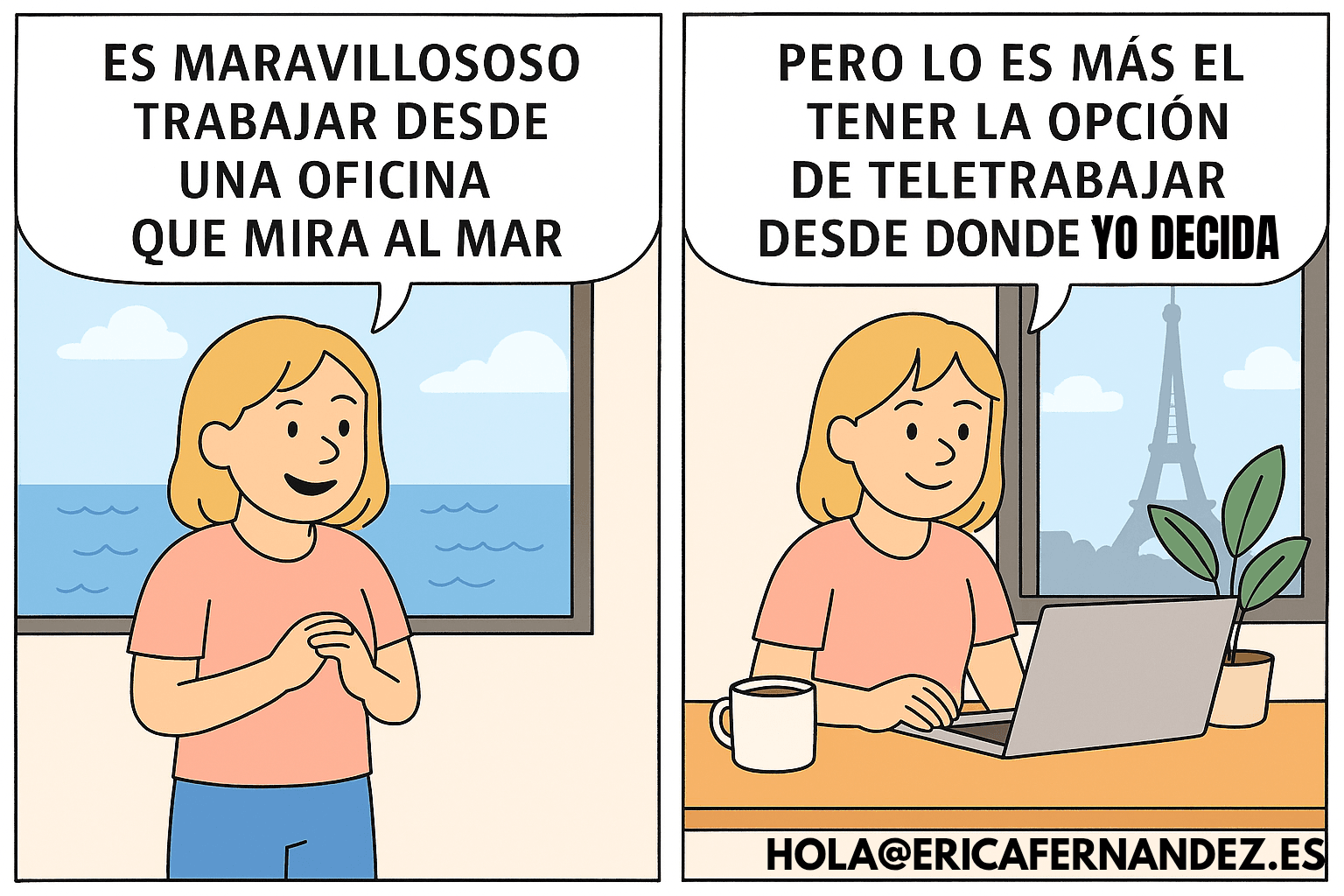Teletrabajo: Elegir desde dónde trabajar es un regalo Teletrabajo: Elegir desde dónde trabajar es un regalo