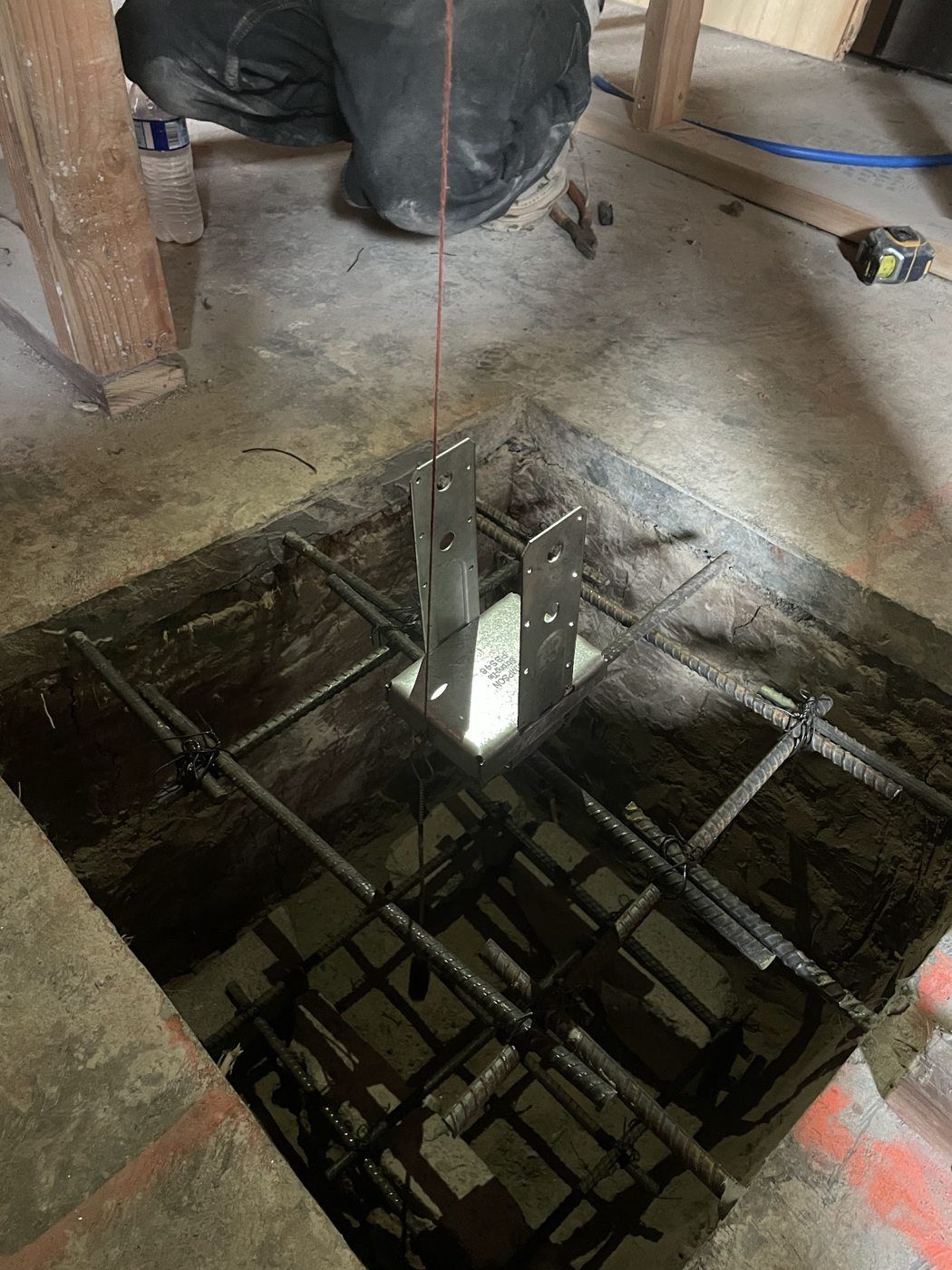 Vallejo project, photo 09: Foundation formwork and reinforcing
