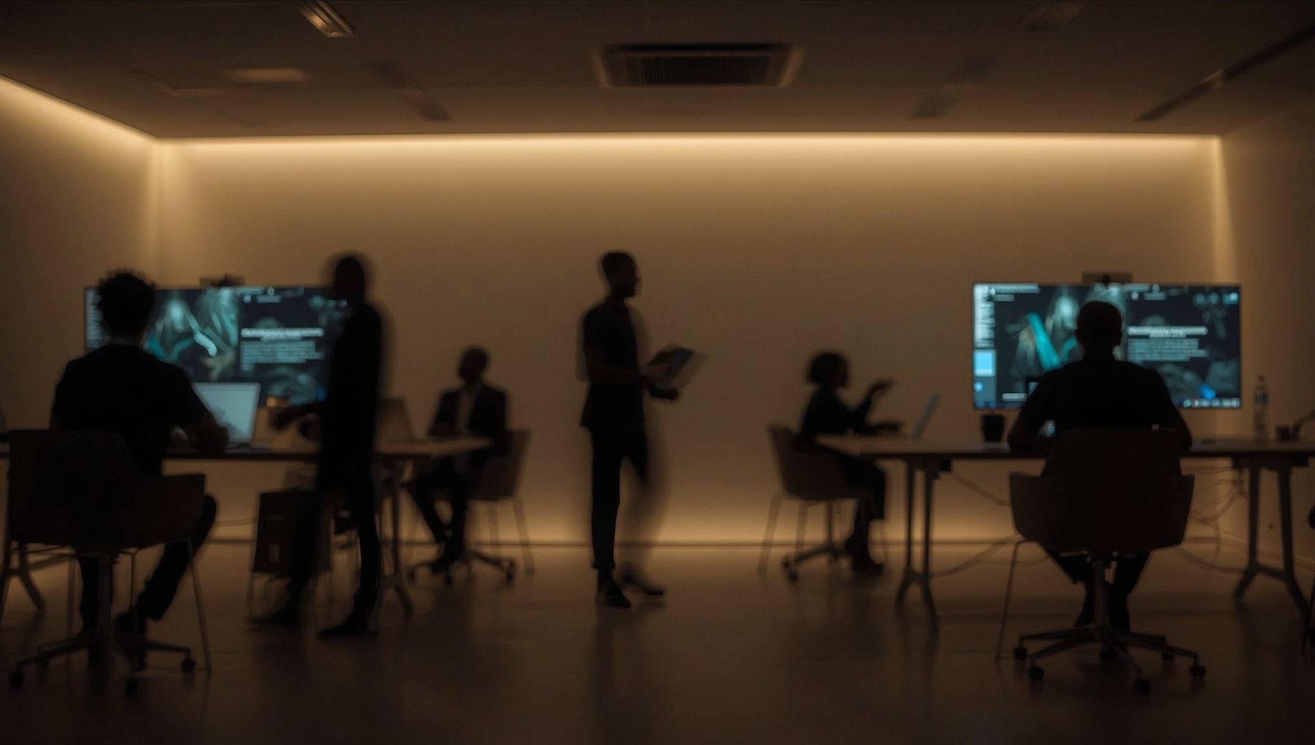 Students exploring AI in a classroom