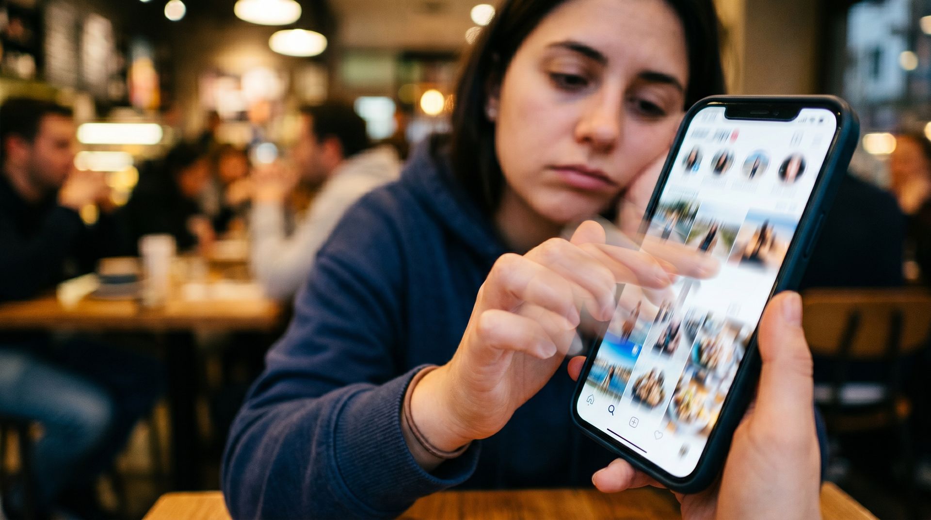 scoll infinito nas redes sociais