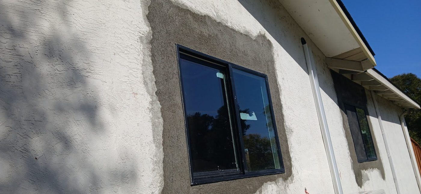 Fremont project, photo 15: Window and exterior finish work