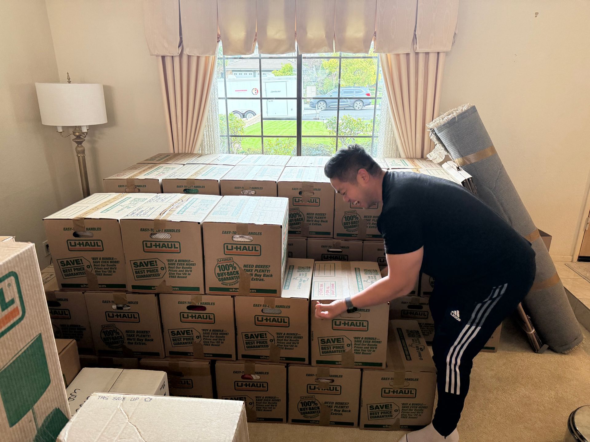 Prime Packers LLC crew loading a truck for a residential move in Granger, Indiana