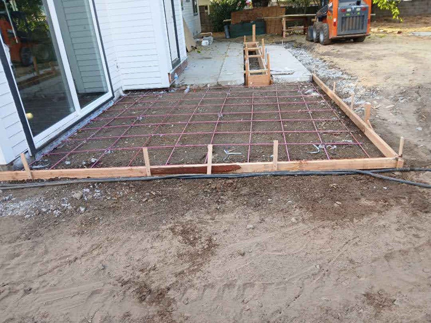 Concord project, photo 14: Formwork and reinforcing for concrete