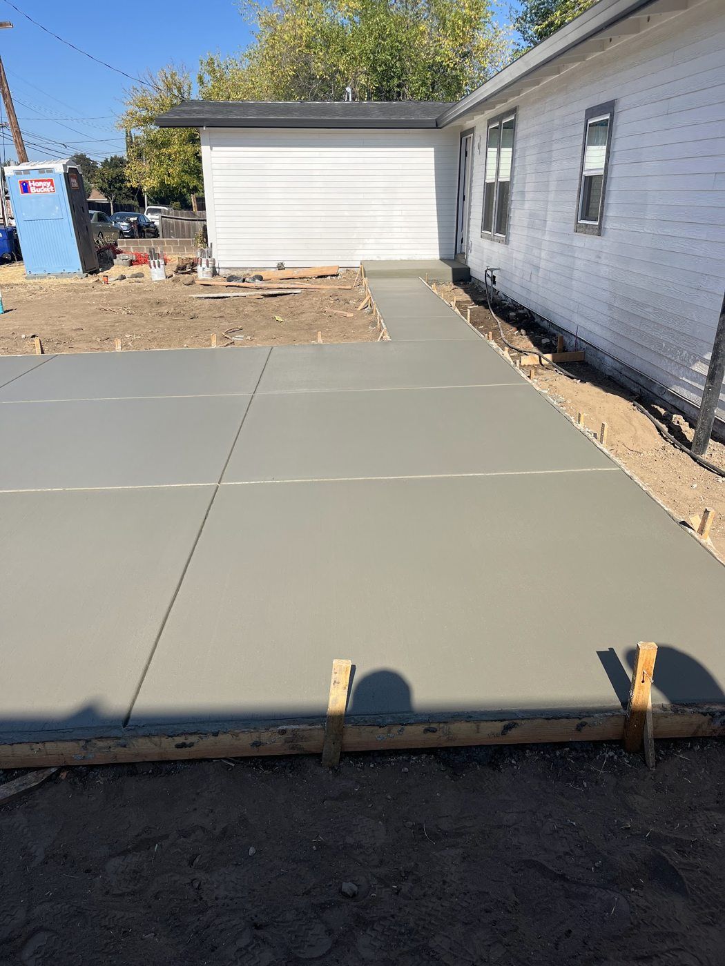 Concord project, photo 16: New concrete work