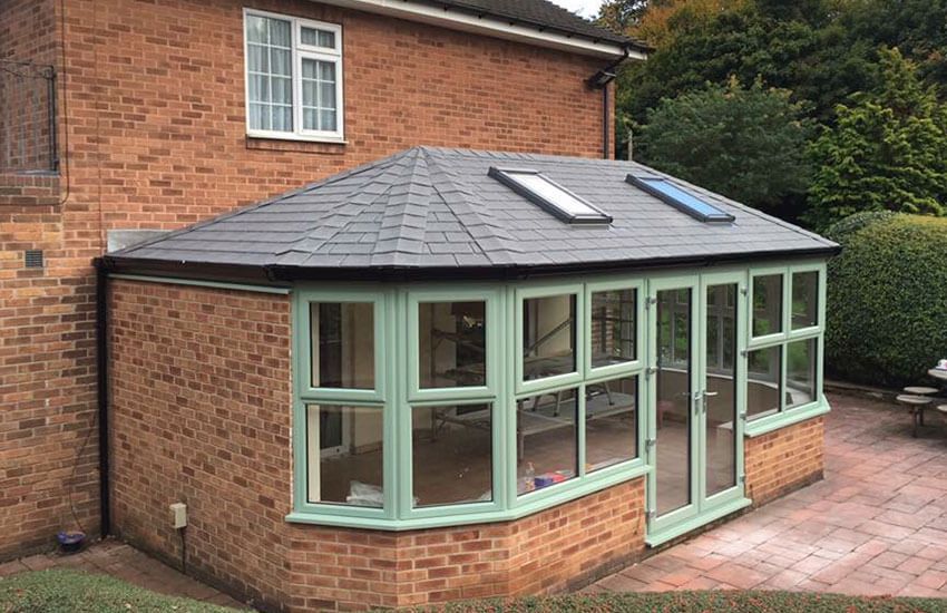 tiled conservatory roof