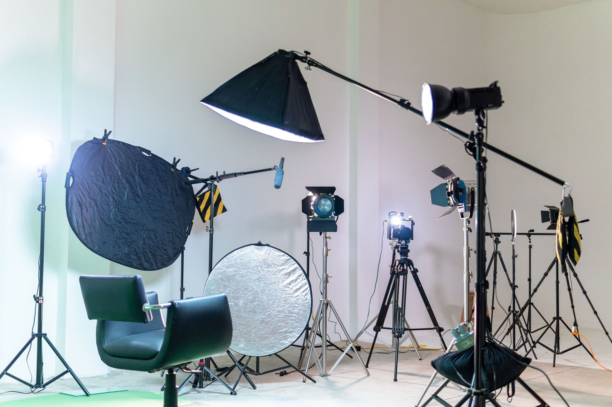 professional lighting setup