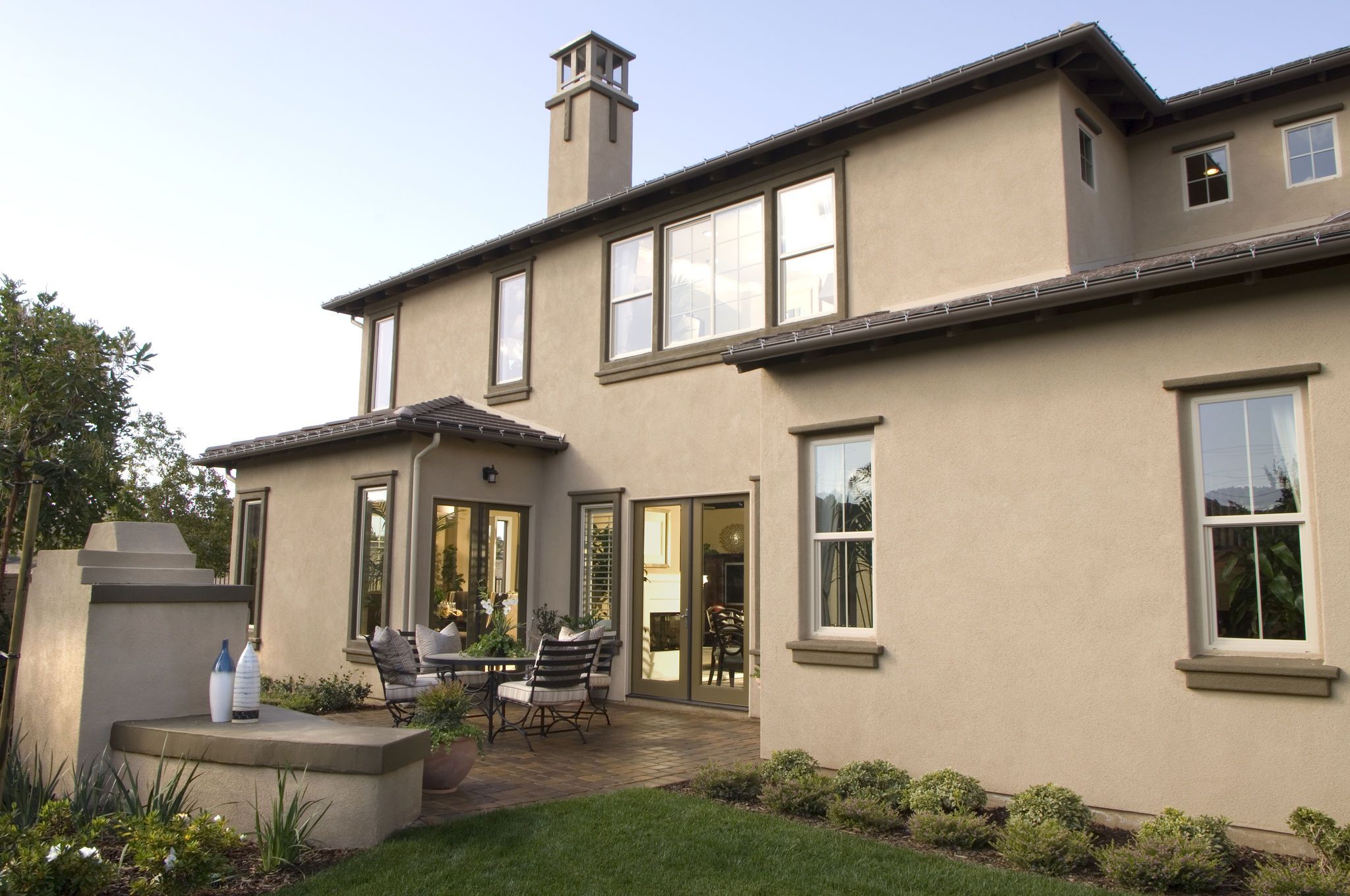stucco home exterior