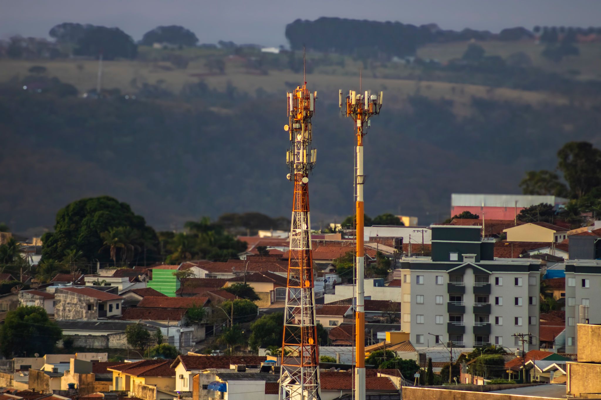 mobile network towers