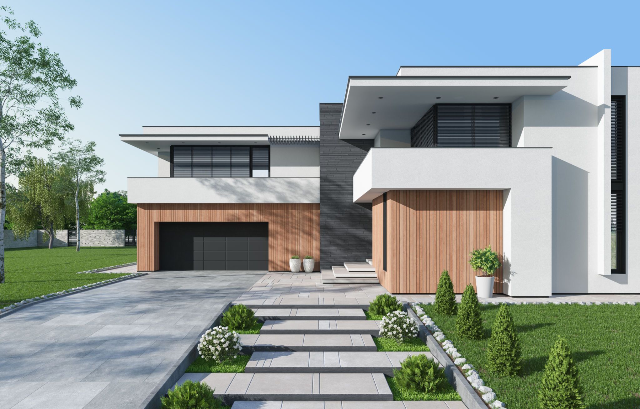 spacious modern home
