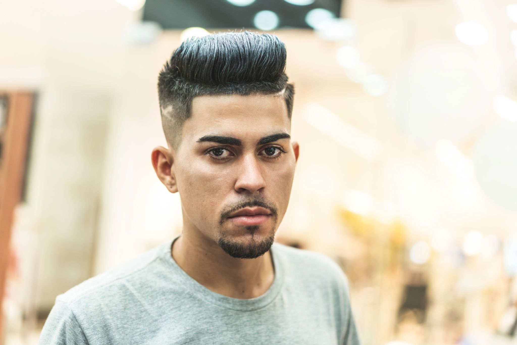 men's pompadour hairstyle