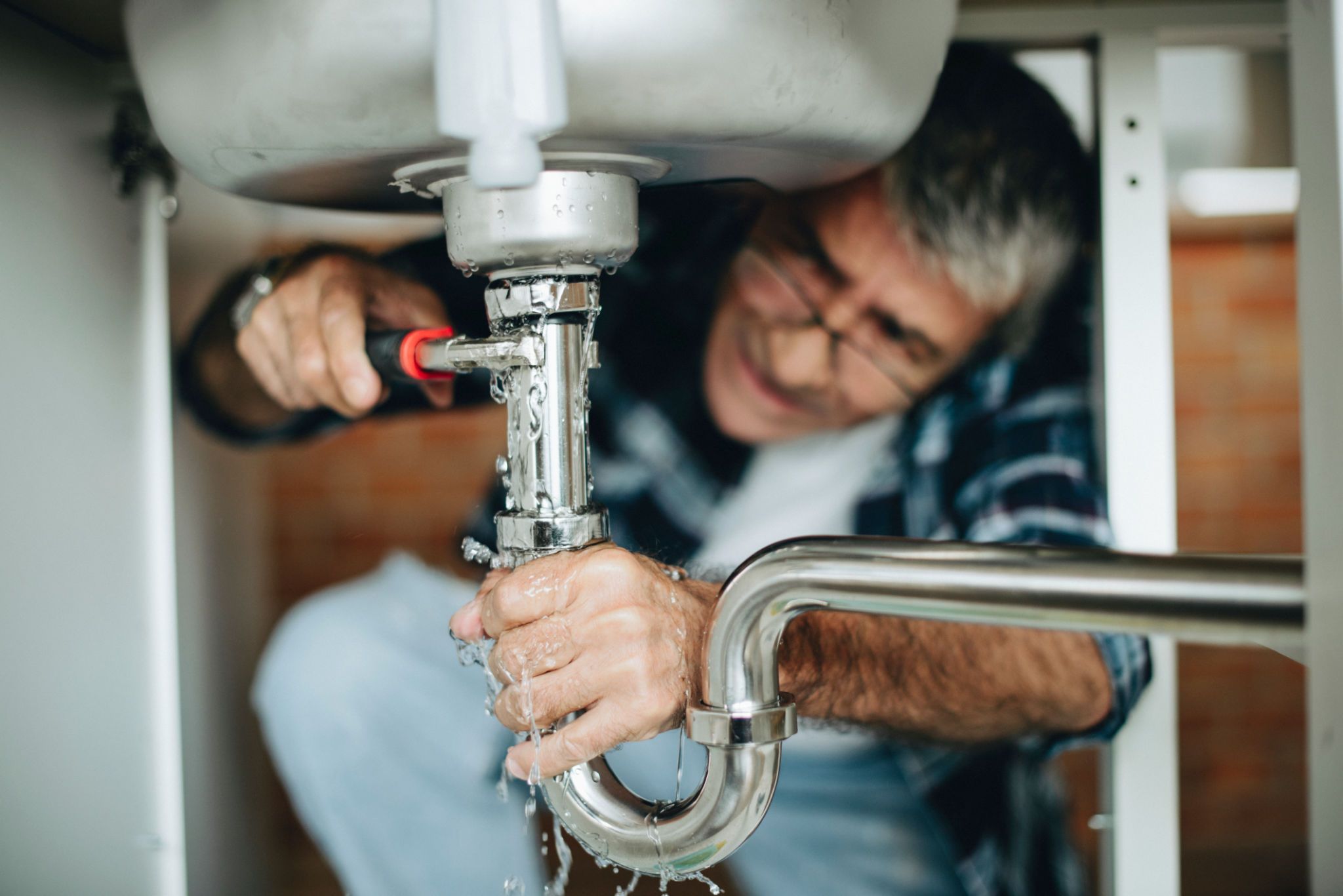 plumber working