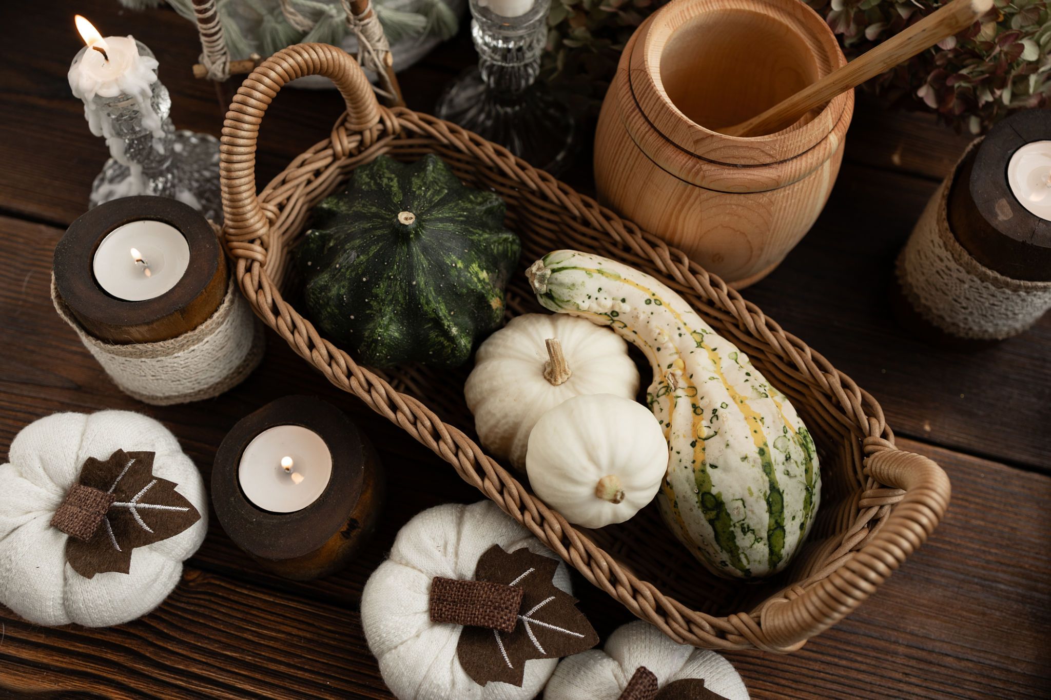 natural fall decor