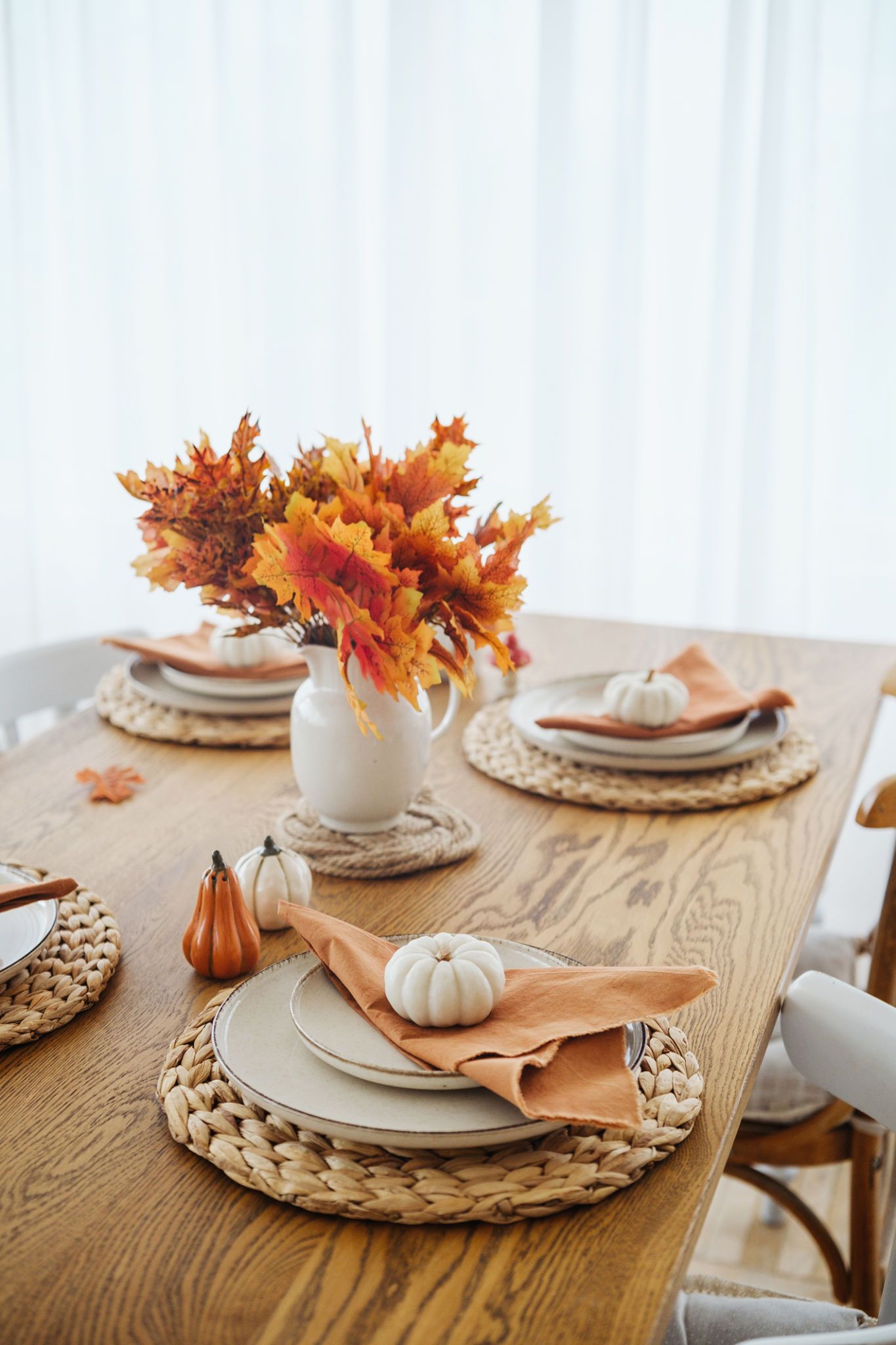 fall table centerpiece