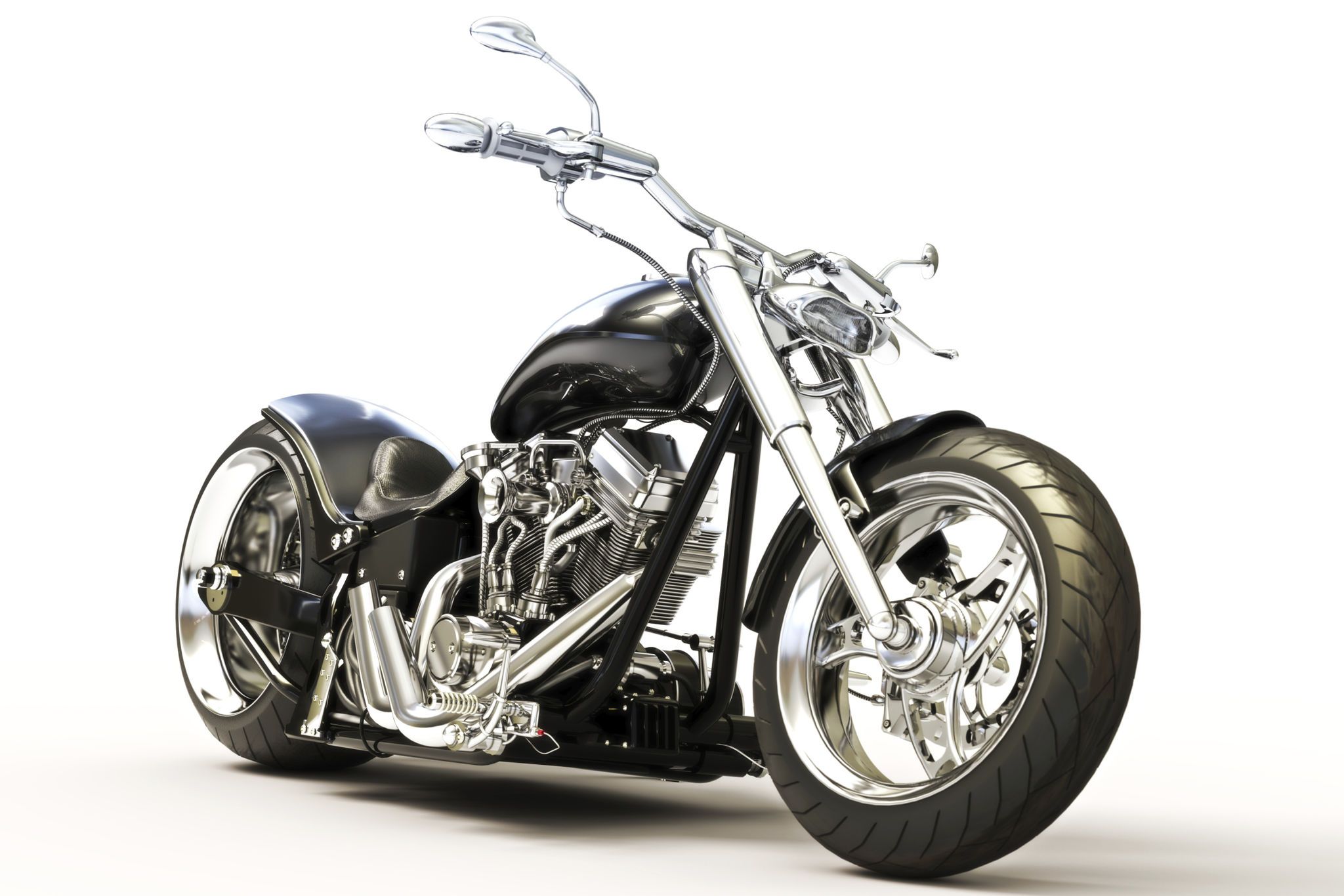 chrome motorcycle