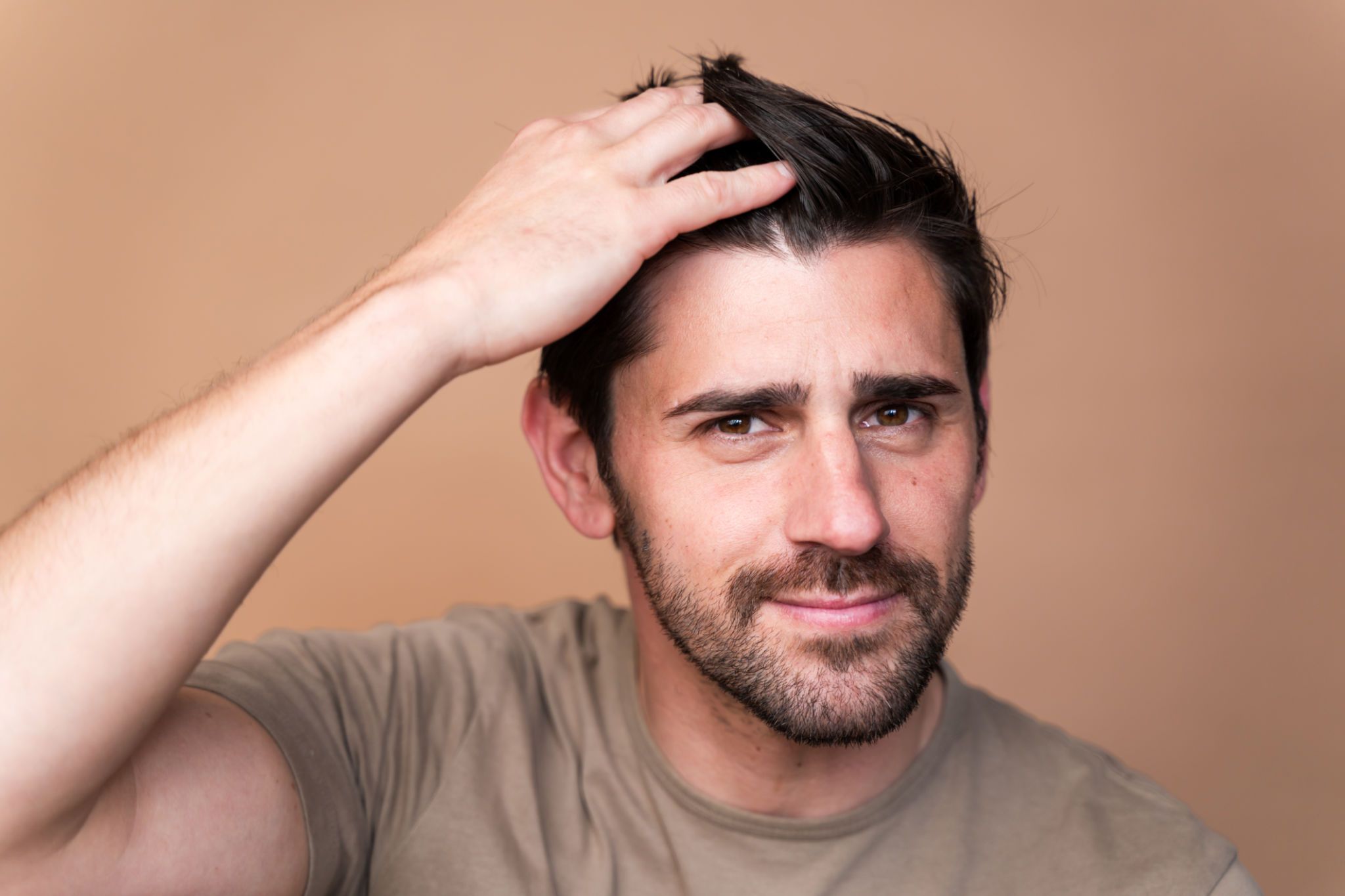 textured men's hair