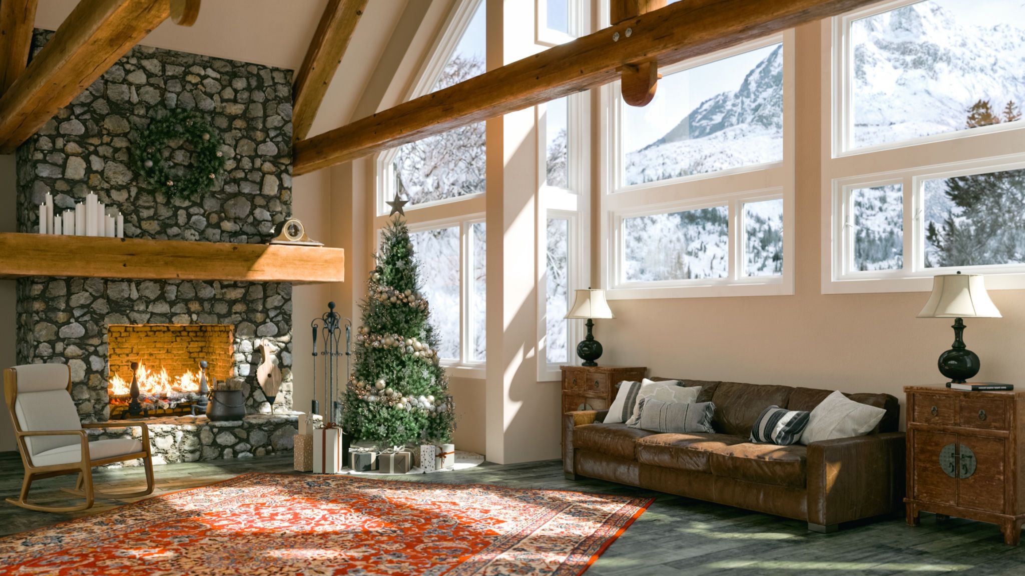 winter home interior