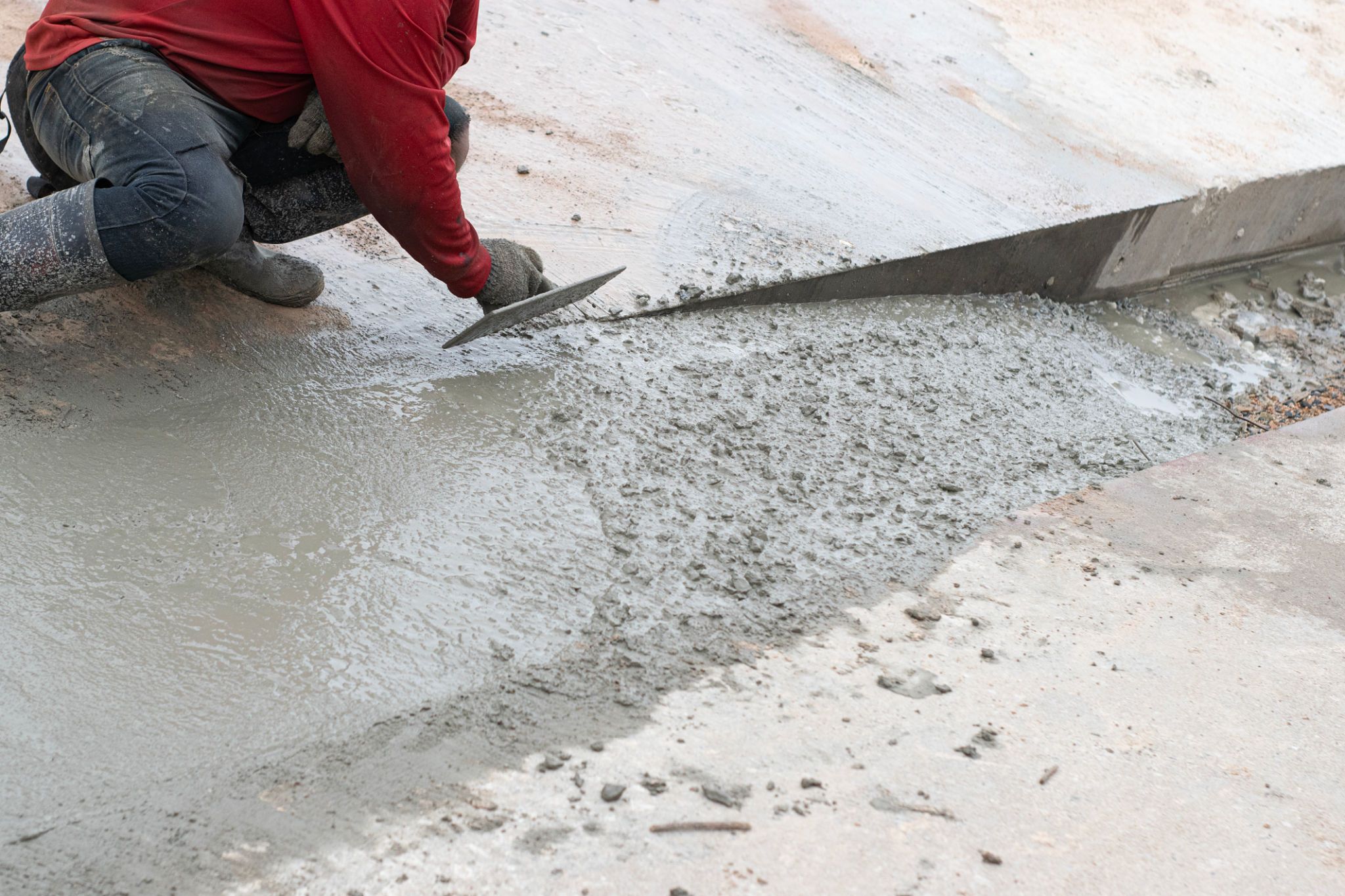 concrete pouring