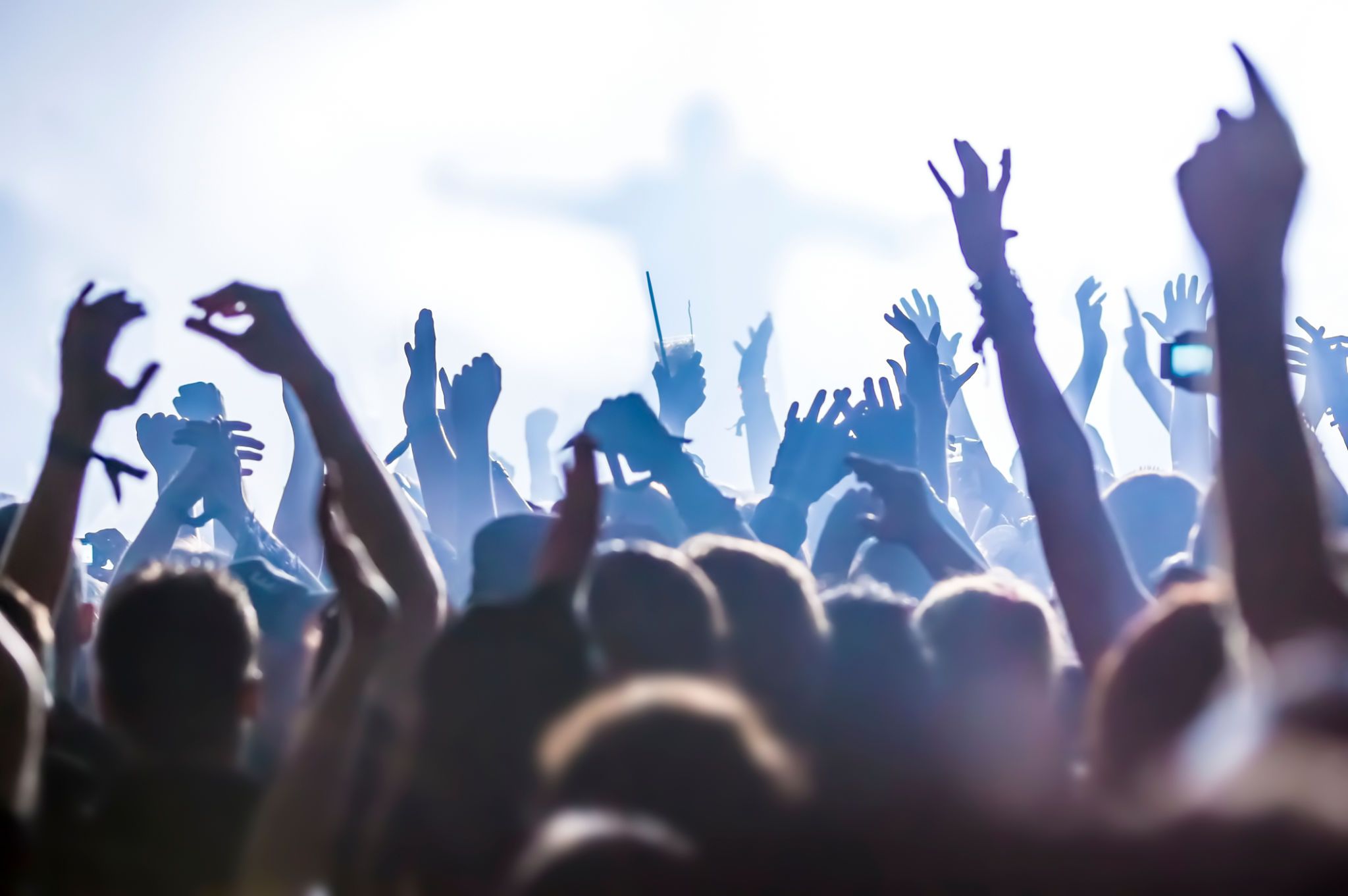 music festival crowd