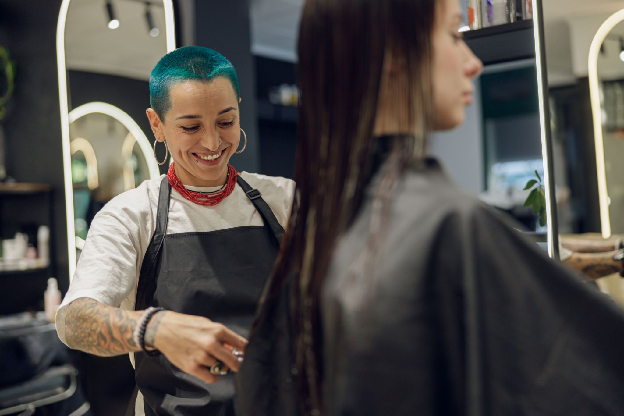 haircut client happy