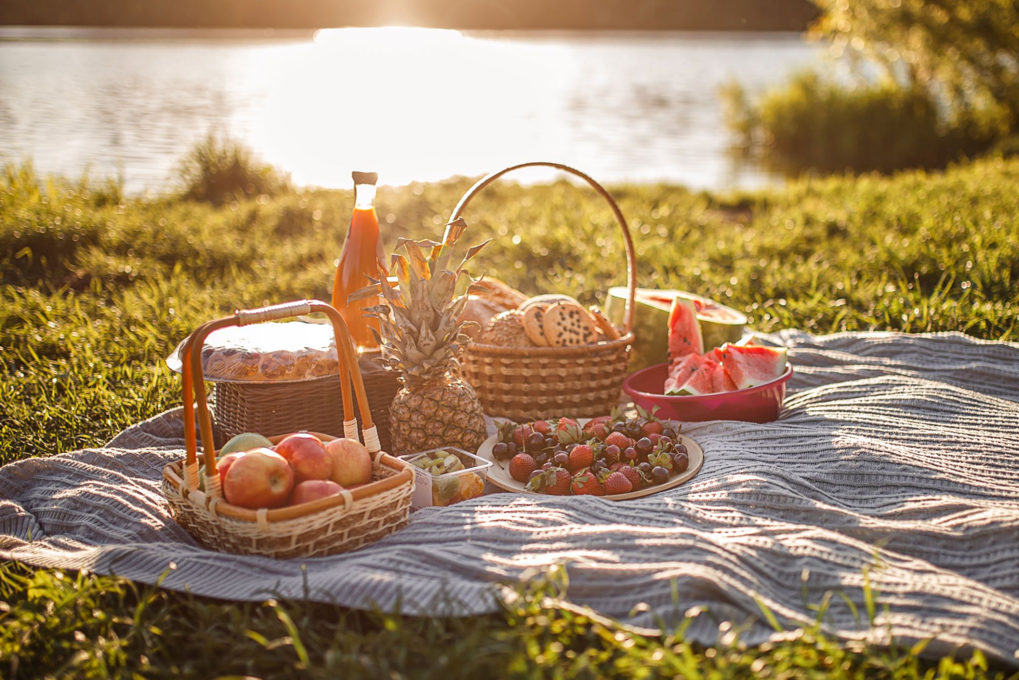 gourmet picnic basket