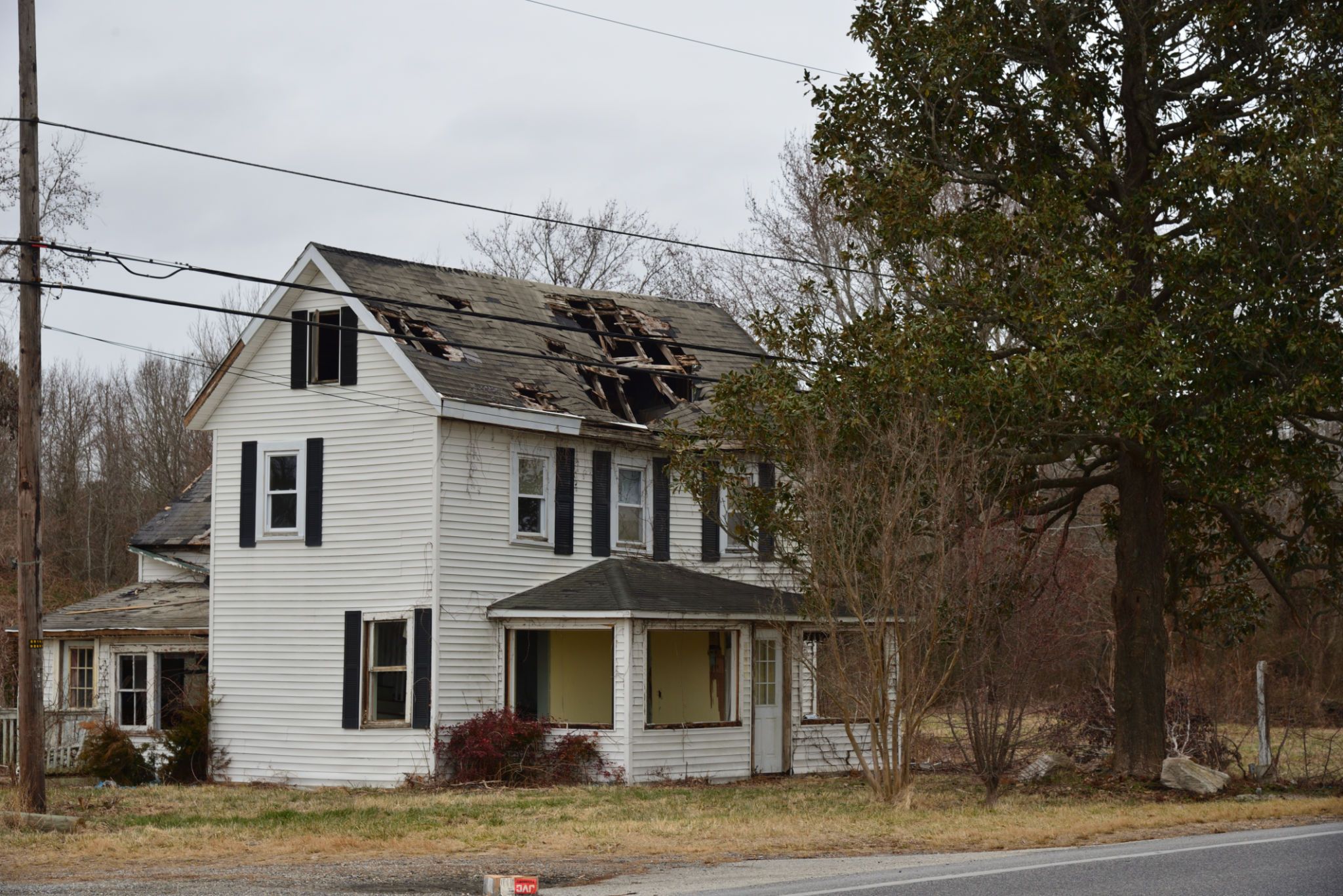 storm damage roof