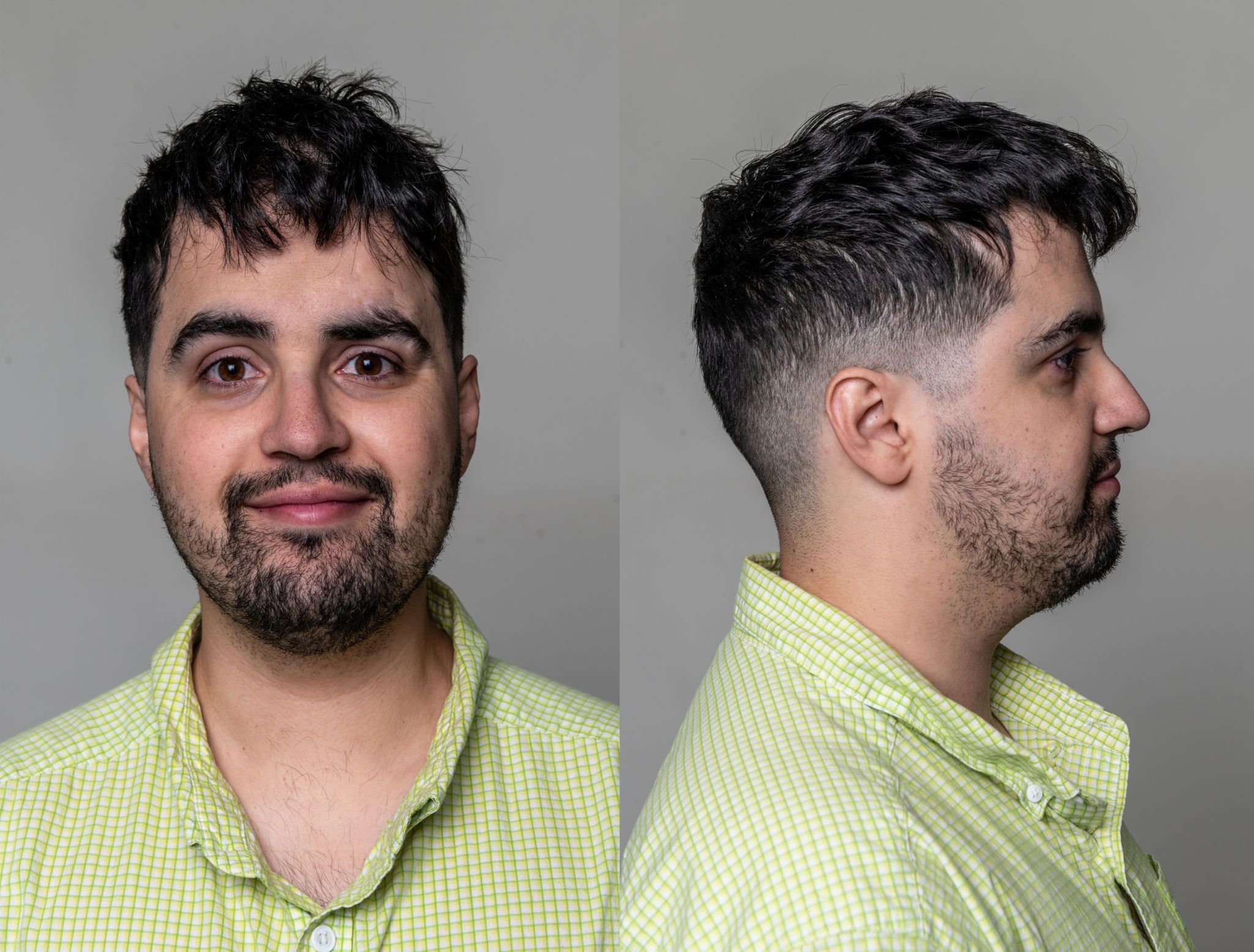 textured fade haircut