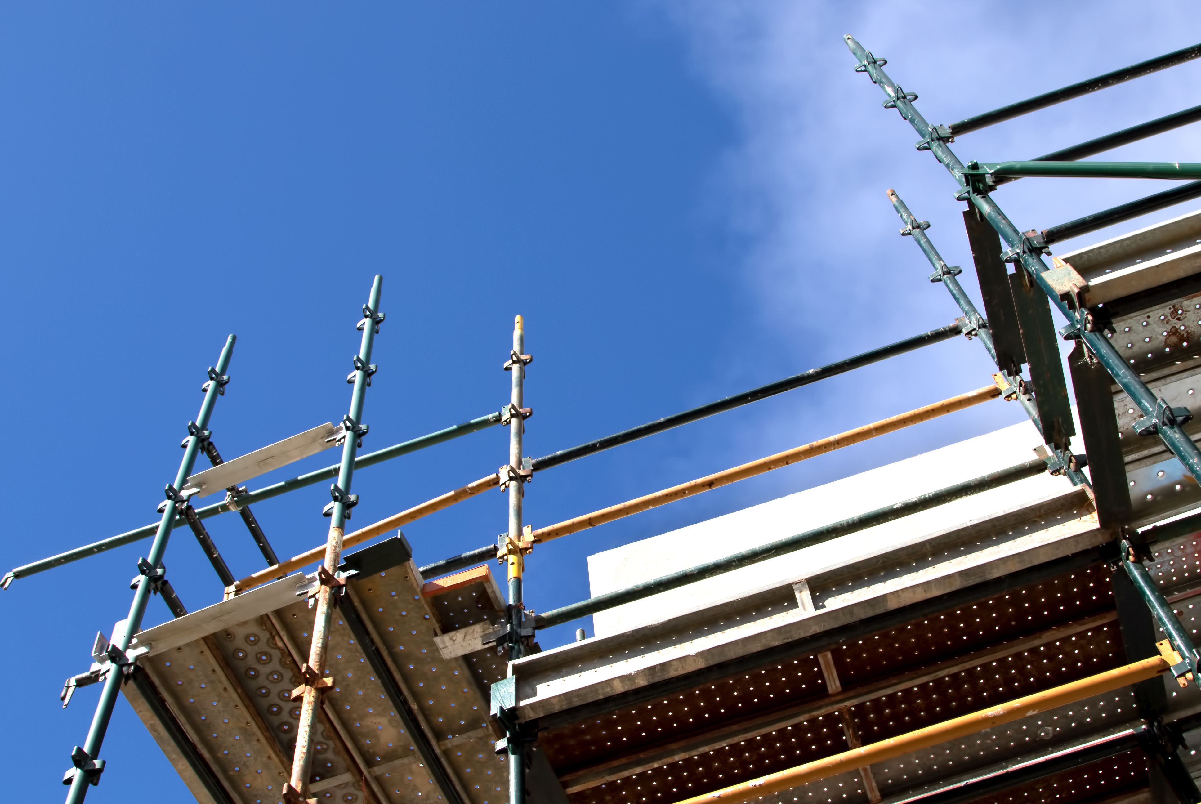 New residential building under construction in Melbourne