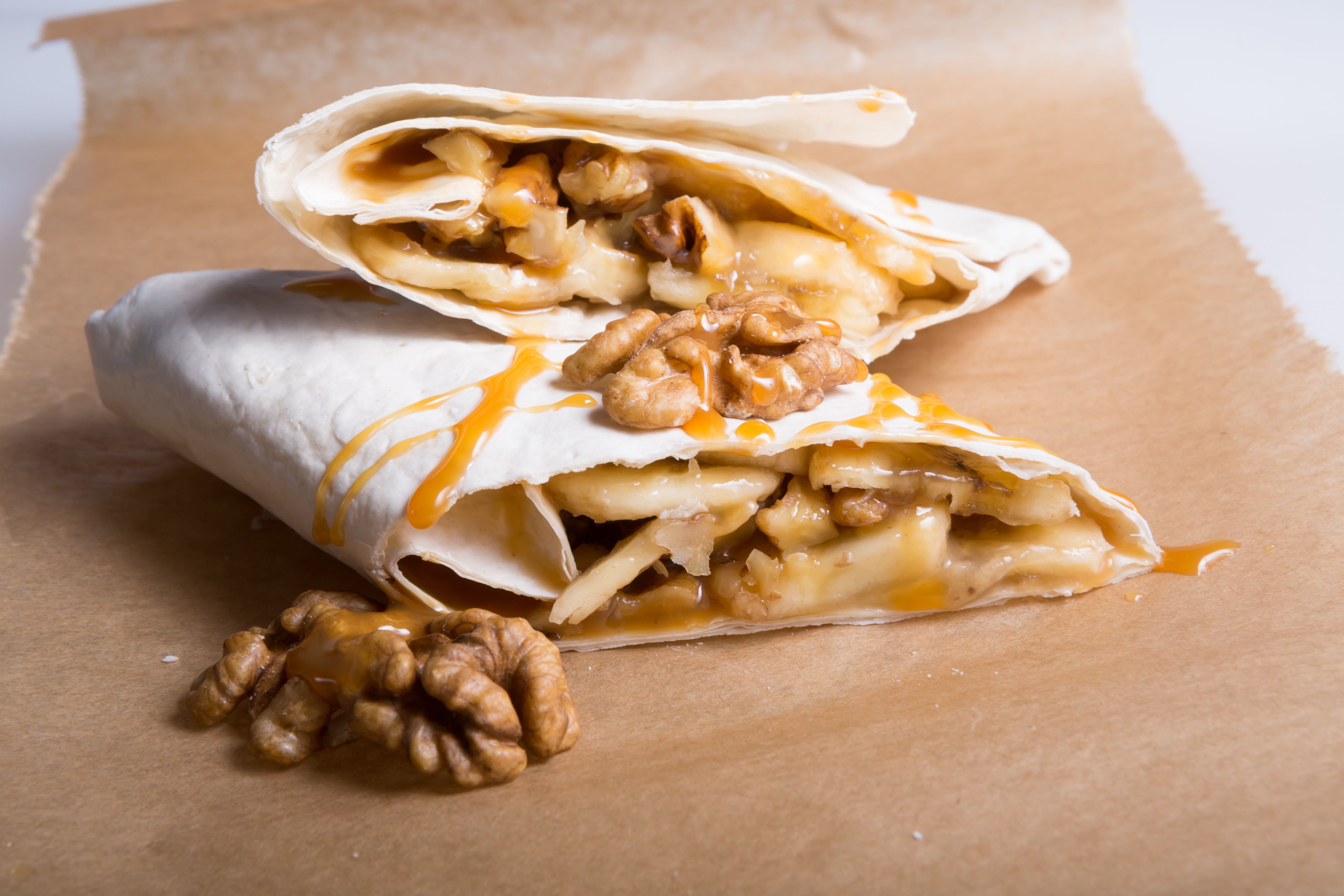 dessert burrito