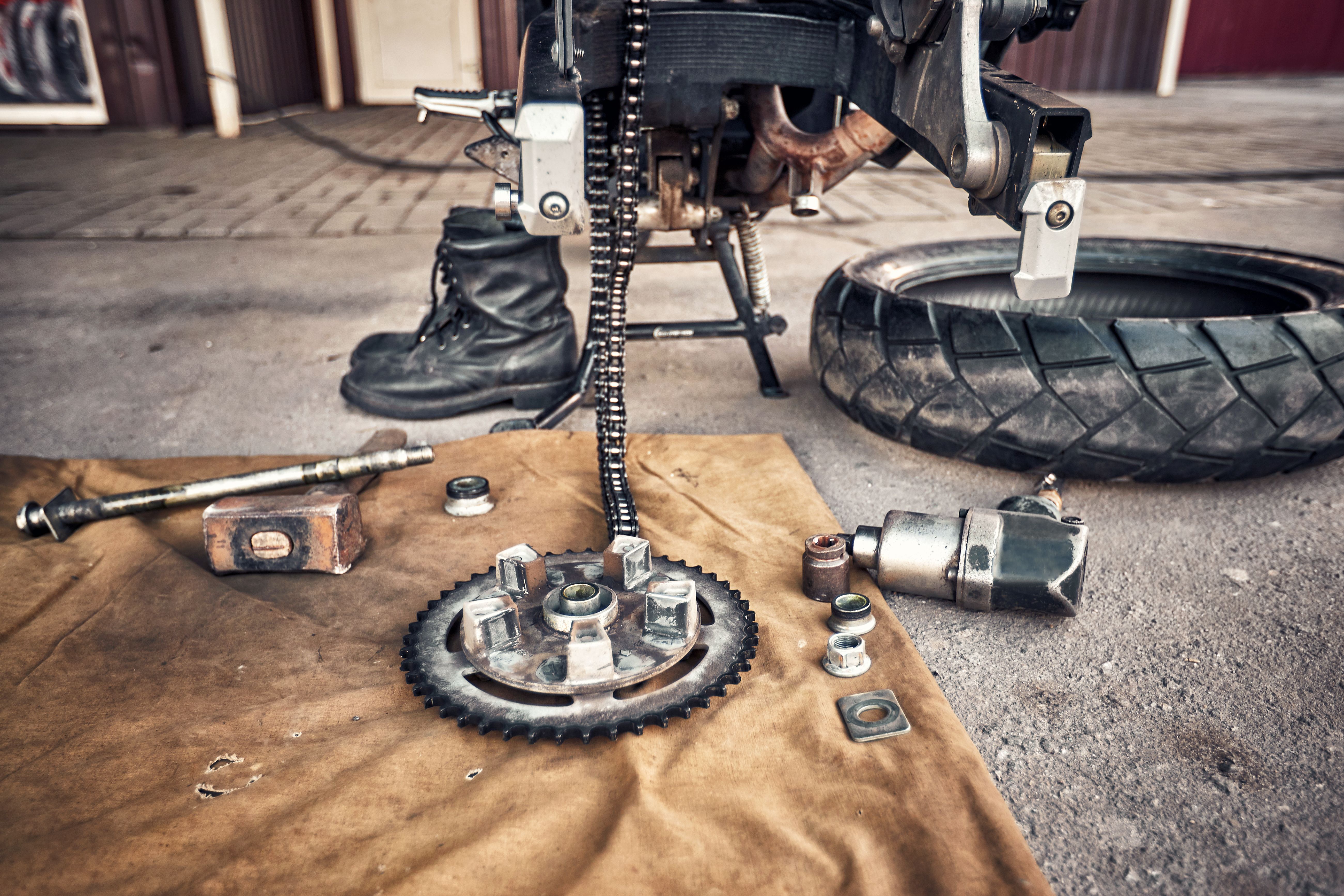 motorrad diy reparatur