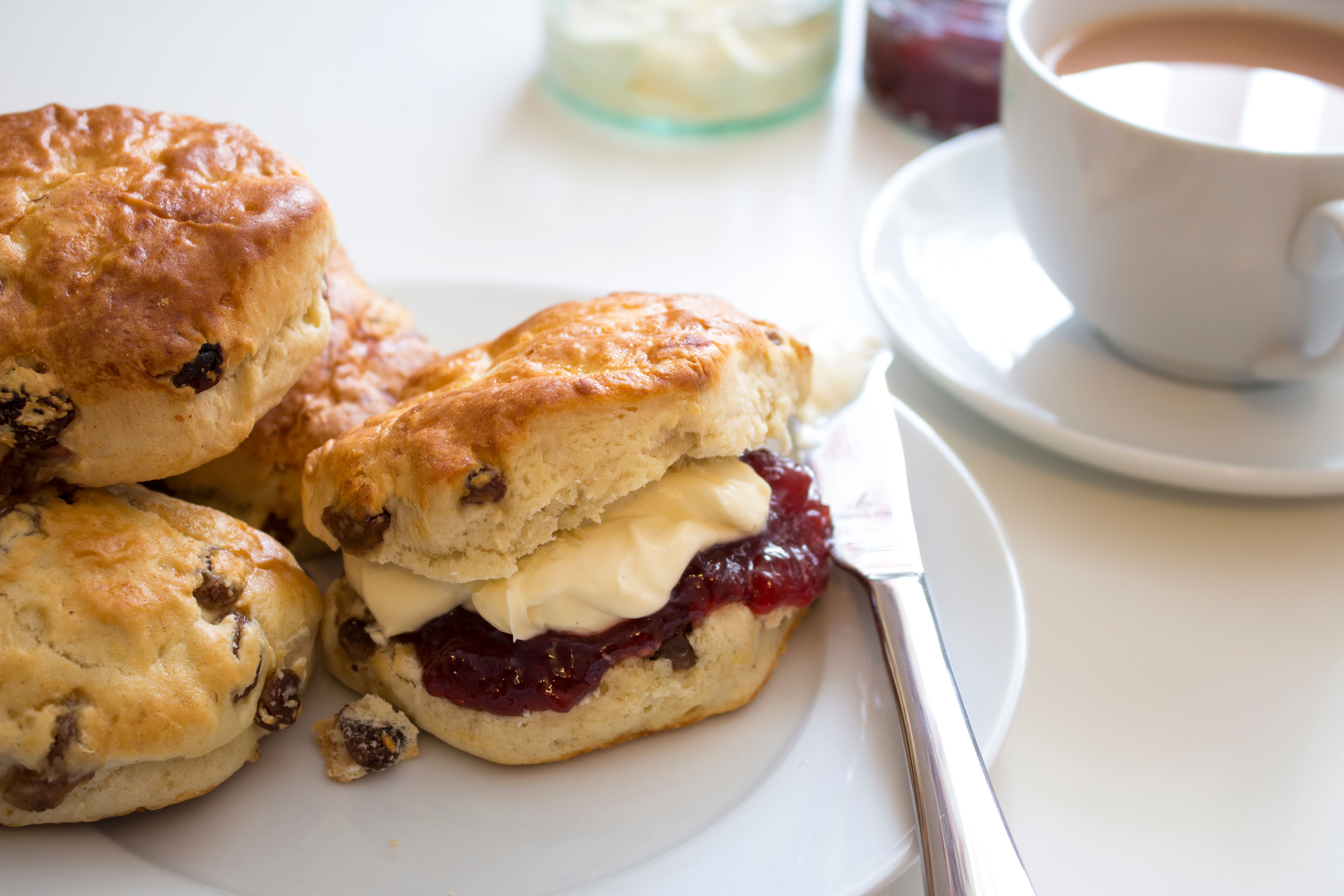 scones and tea