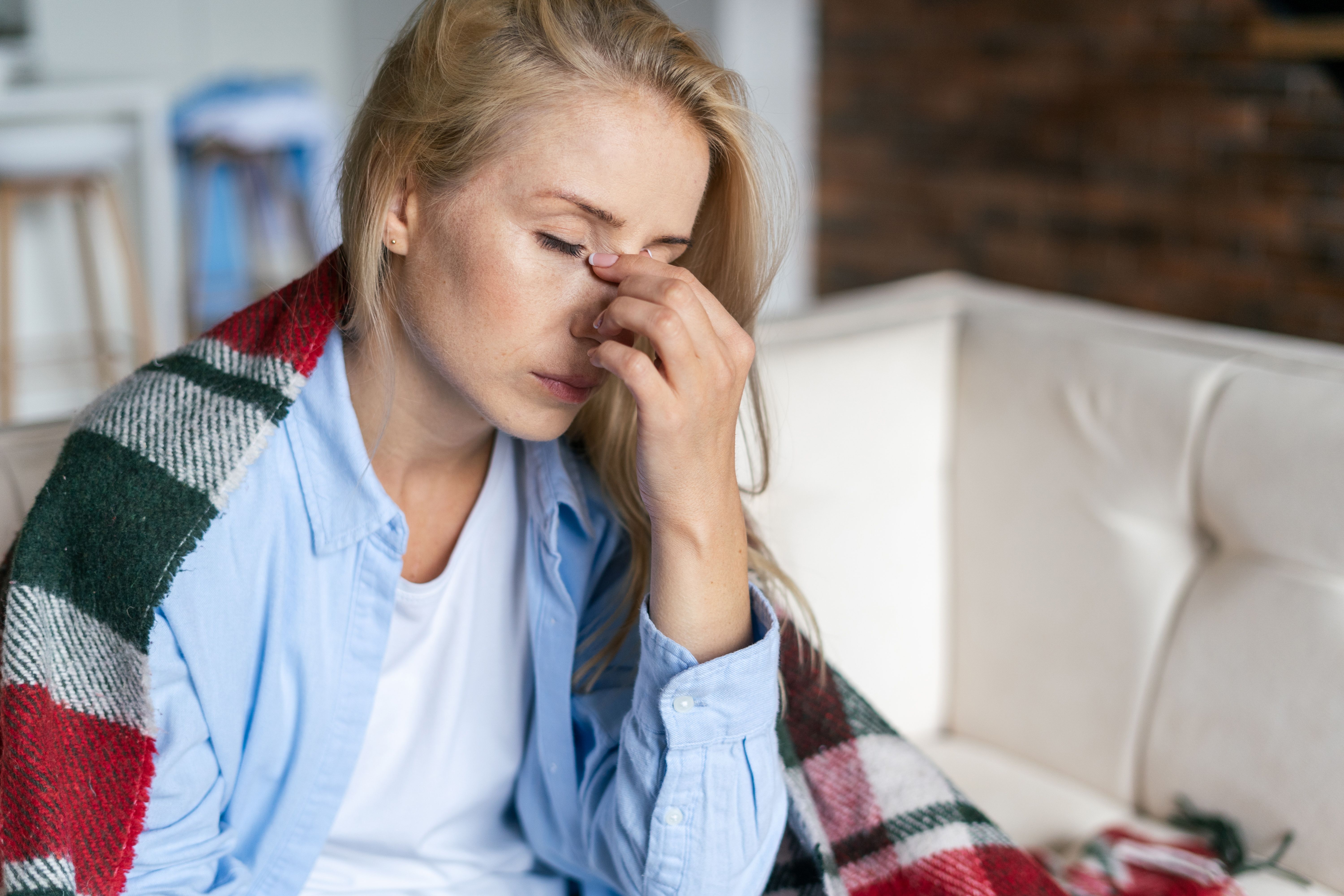 exhausted person