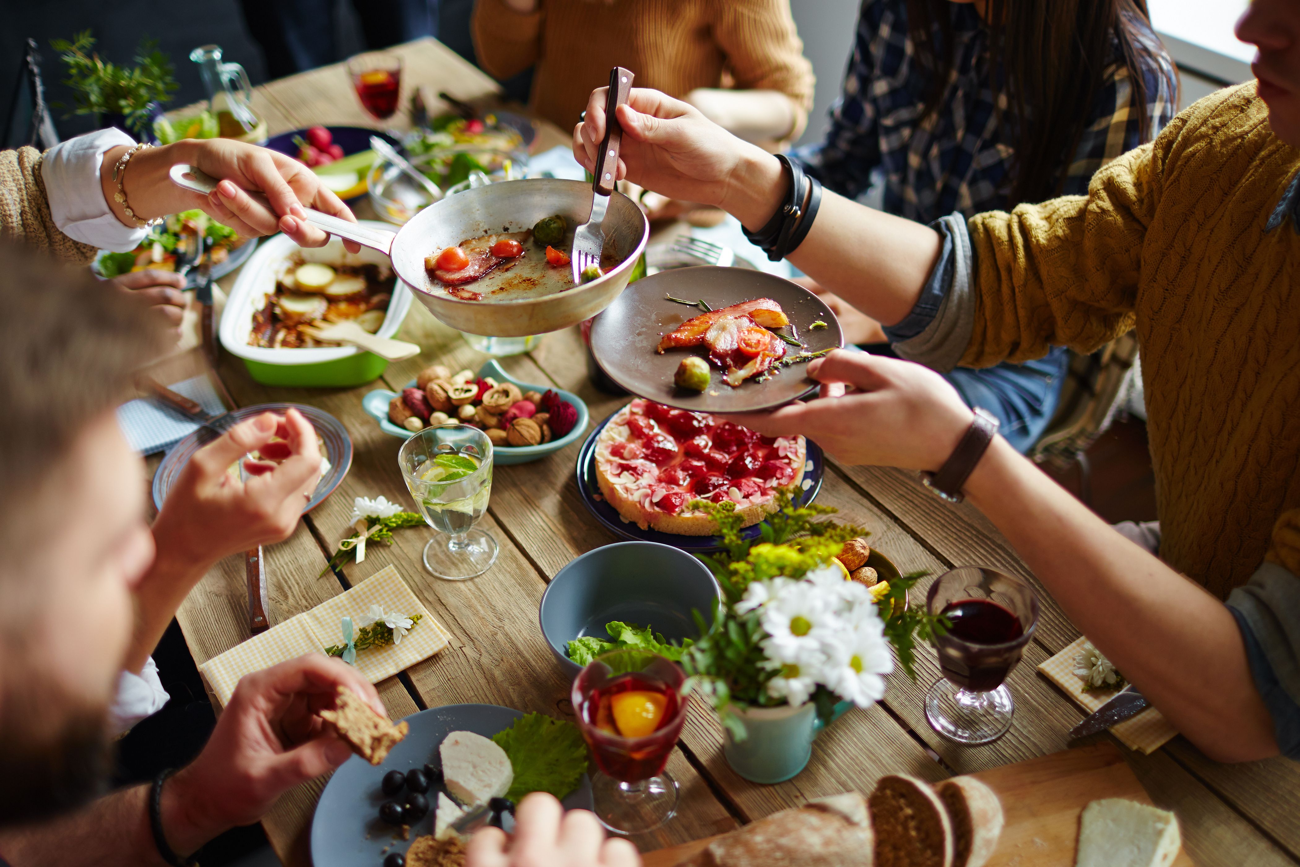 people dining