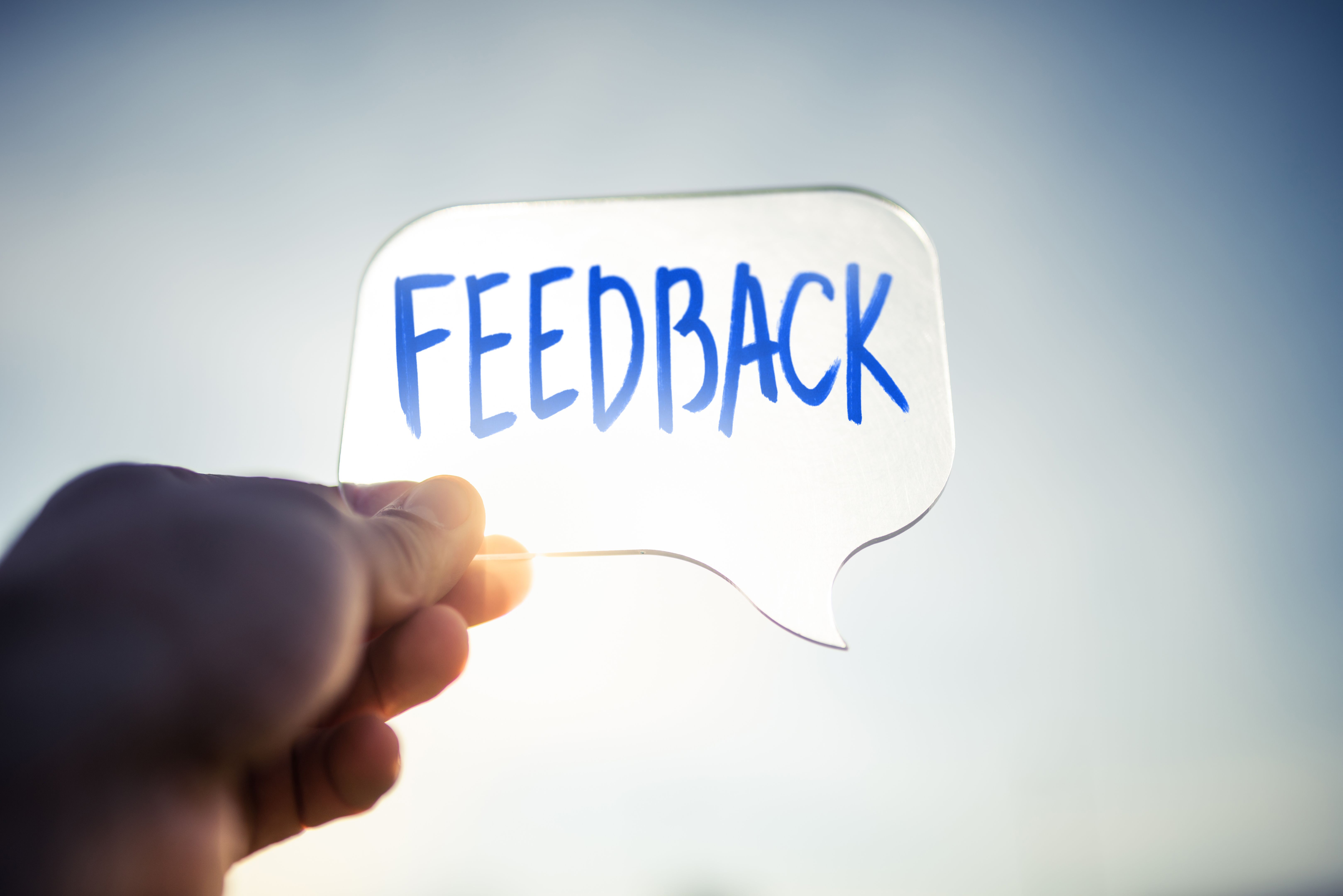 user feedback