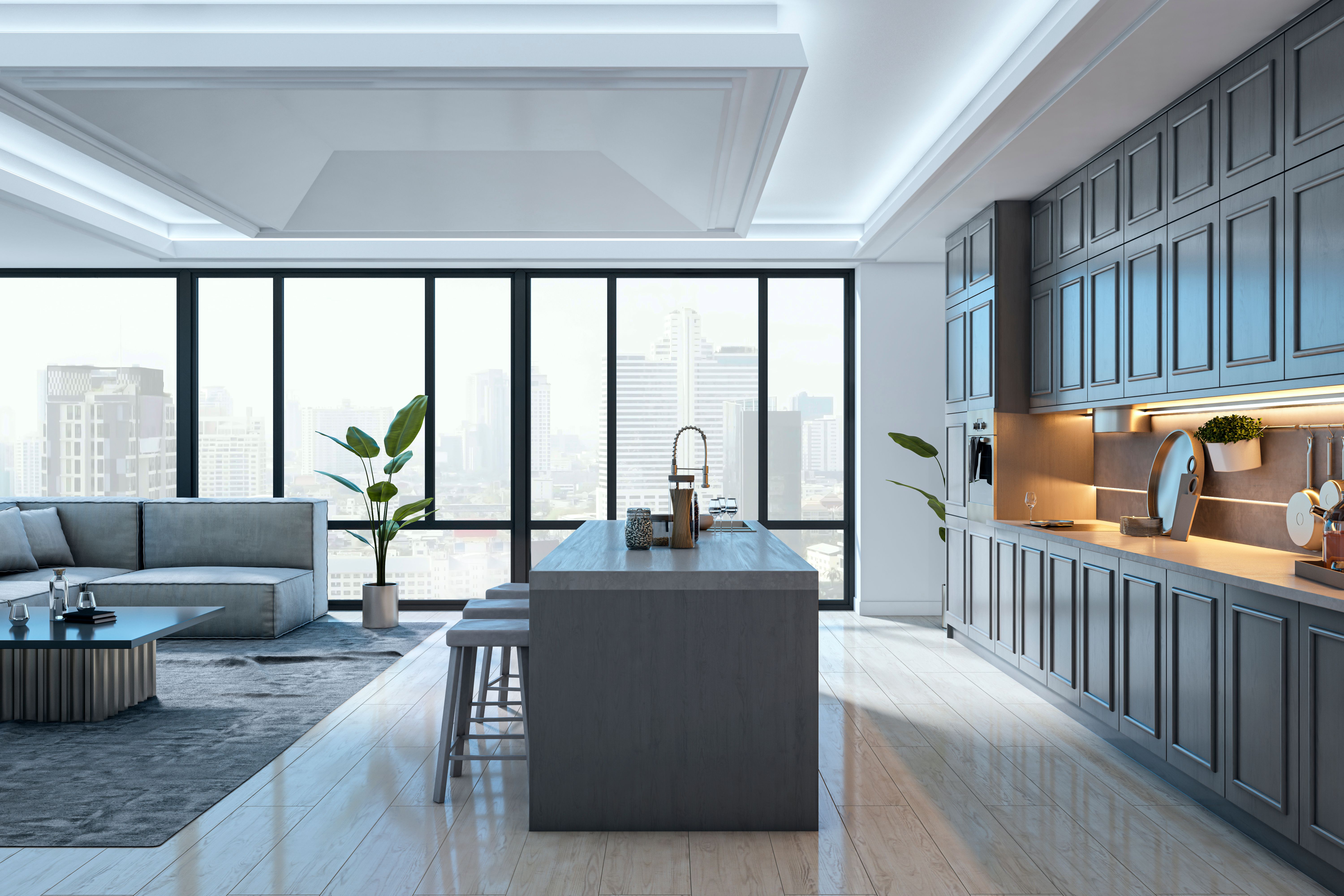 open concept kitchen