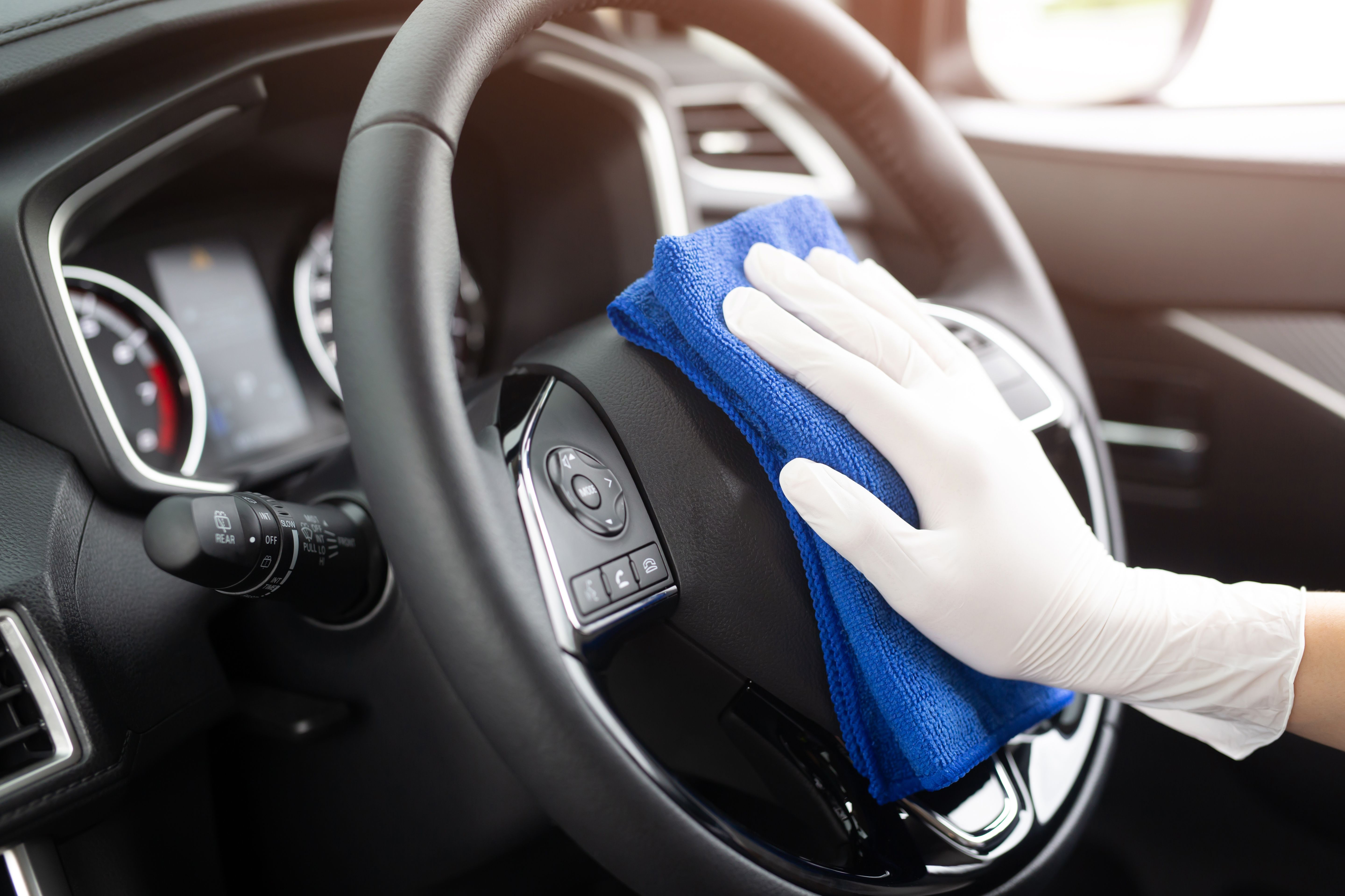 clean car interior