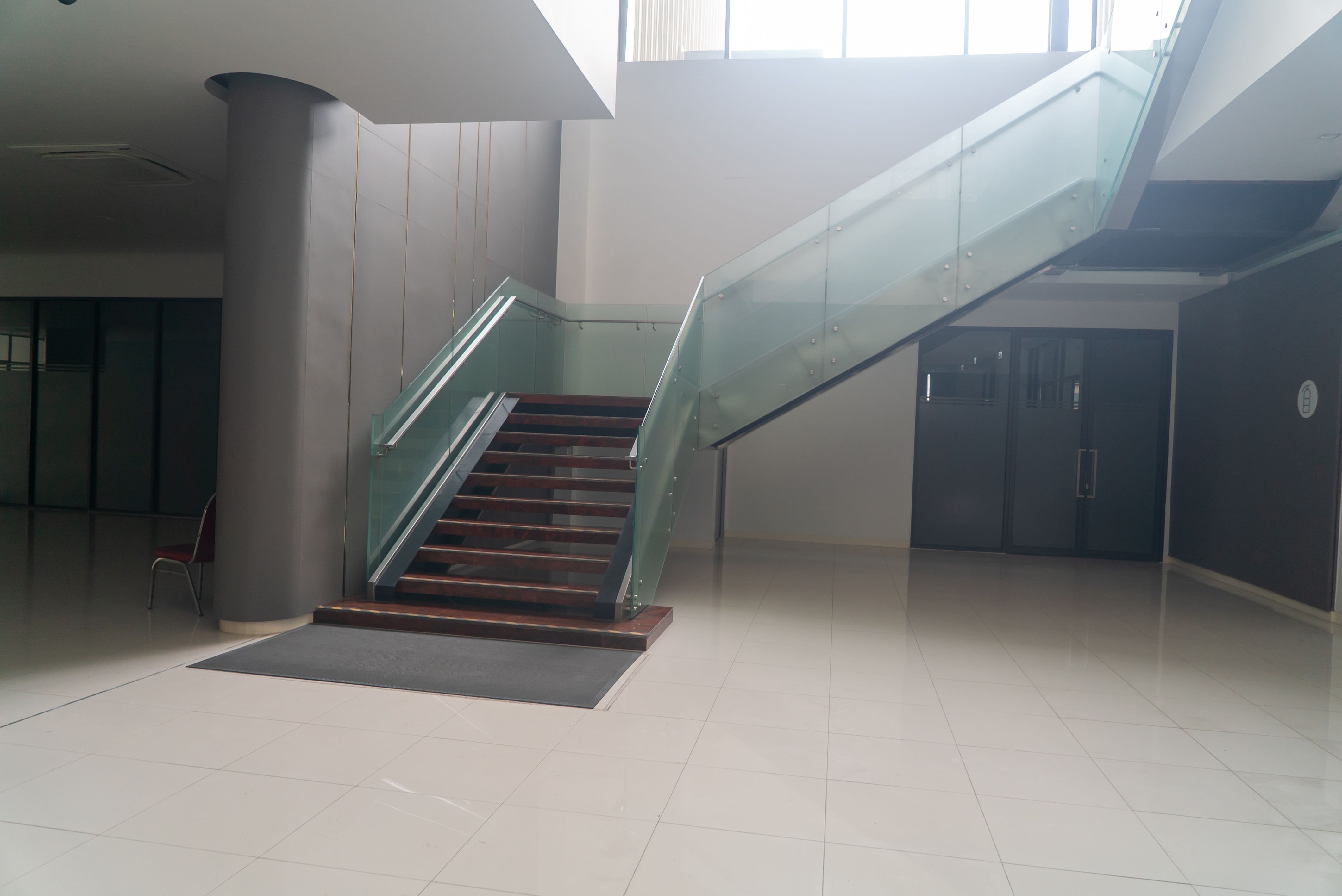 glass staircase design