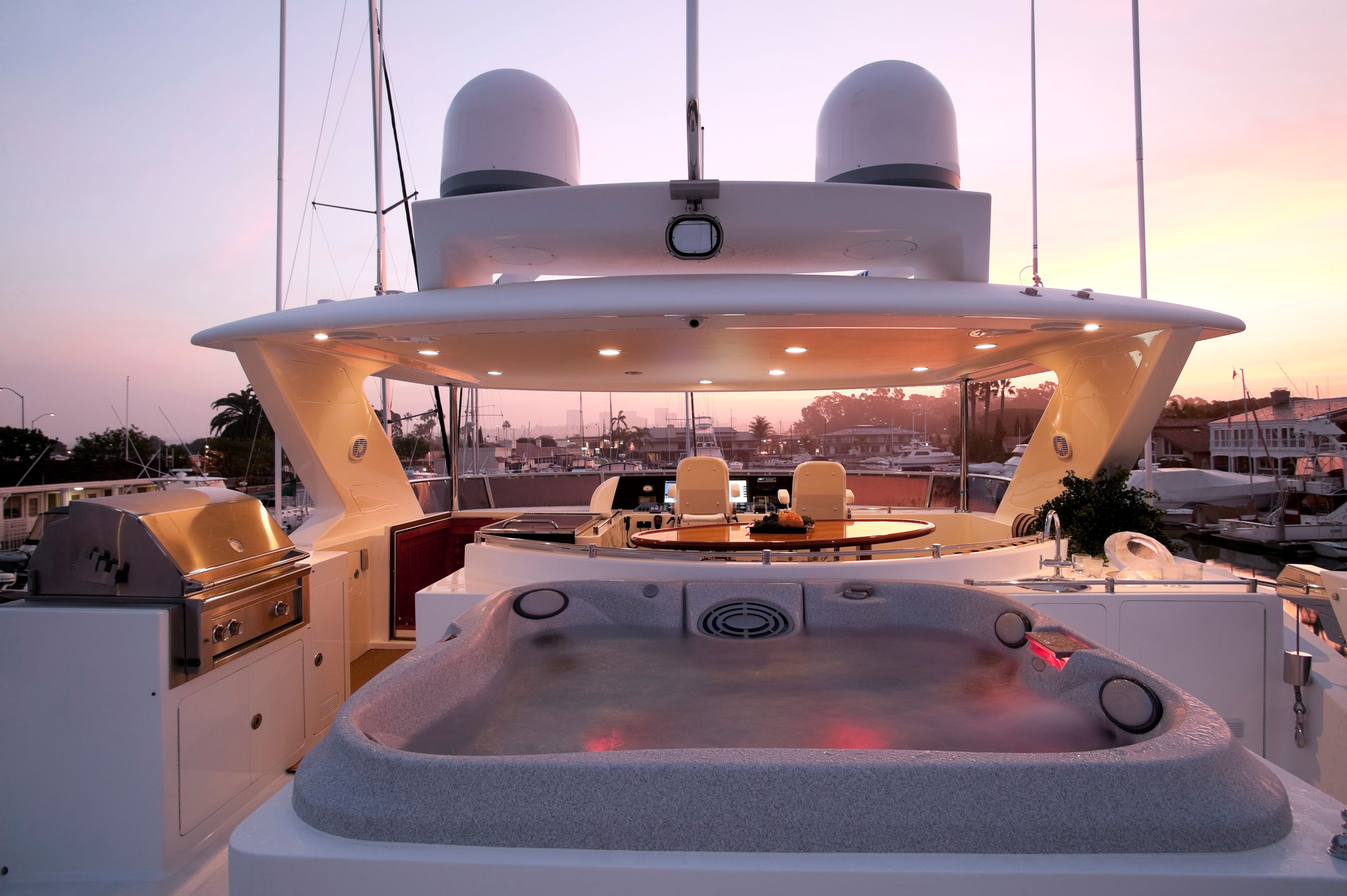 luxury yacht interior