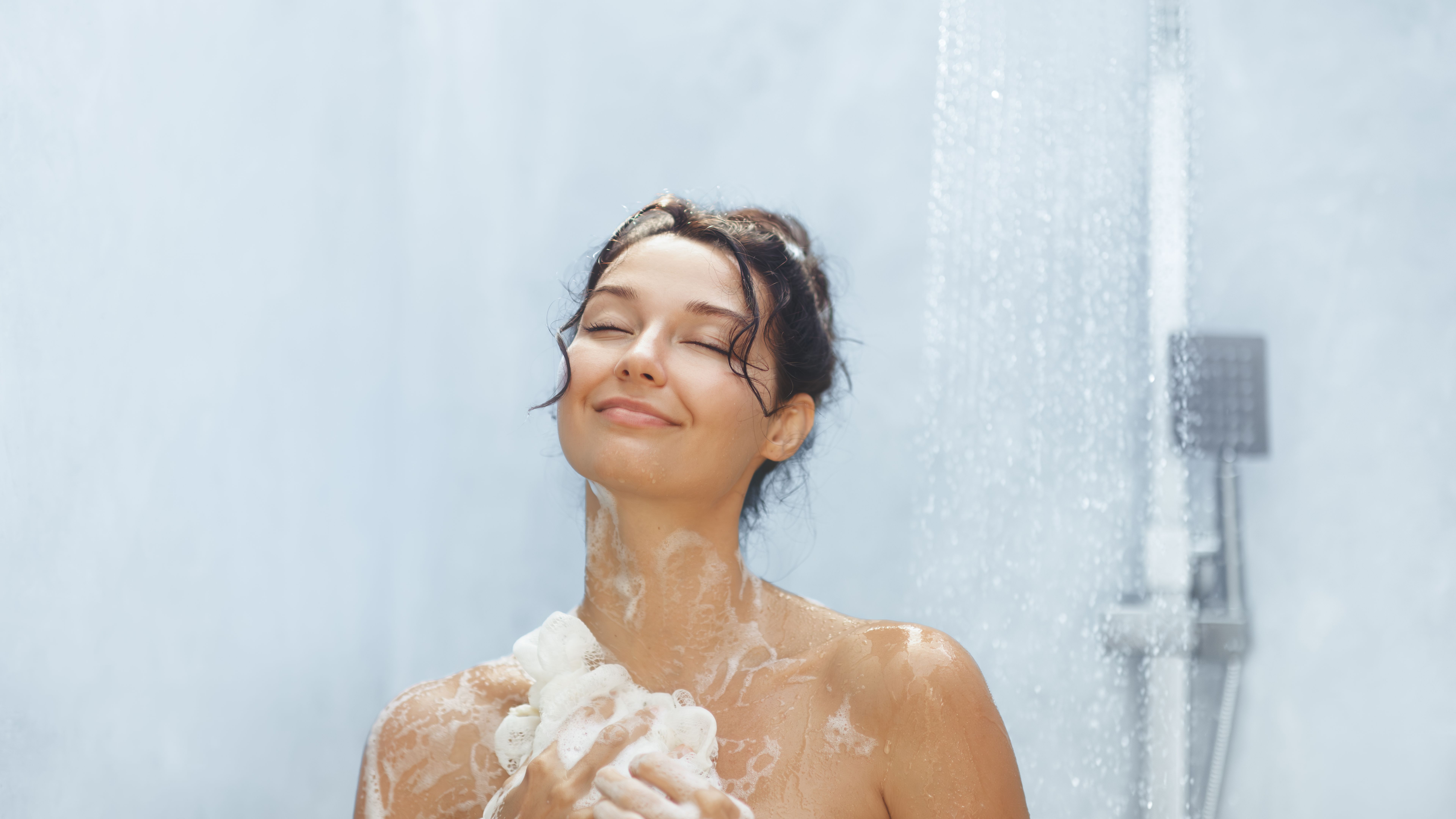 hot shower skincare