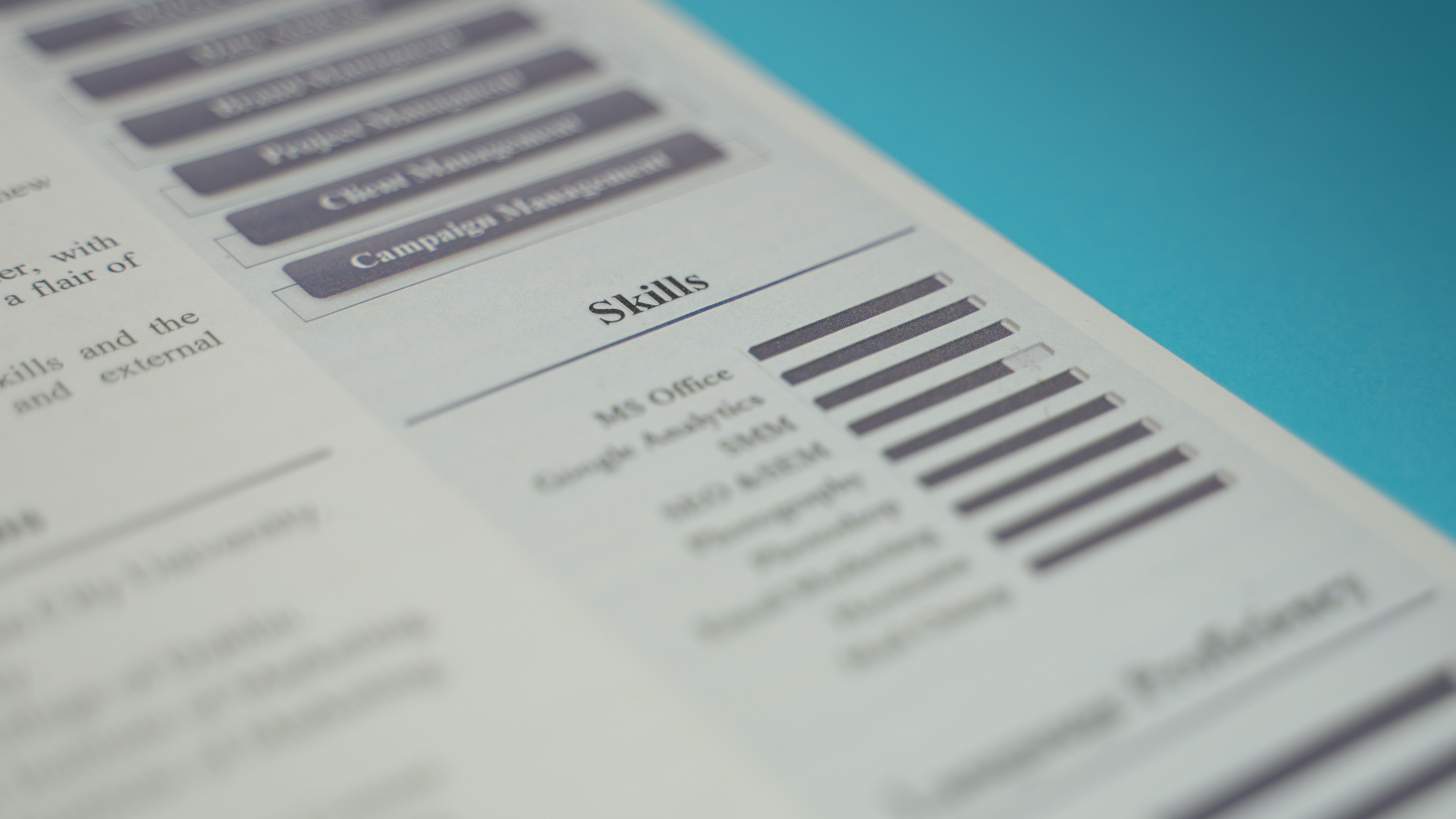 resume design